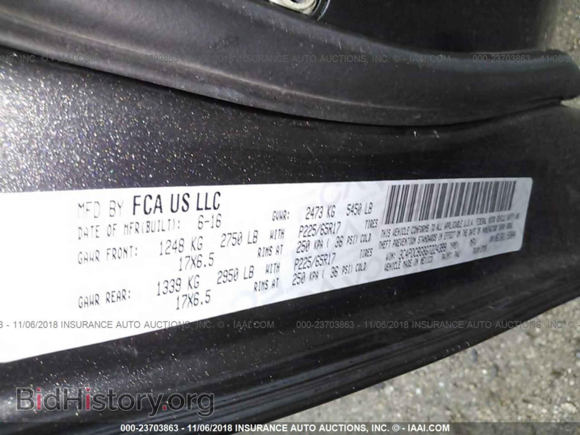 2016 DODGE JOURNEY - VIN: 3C4PDCBG8GT224399 - Фото 9