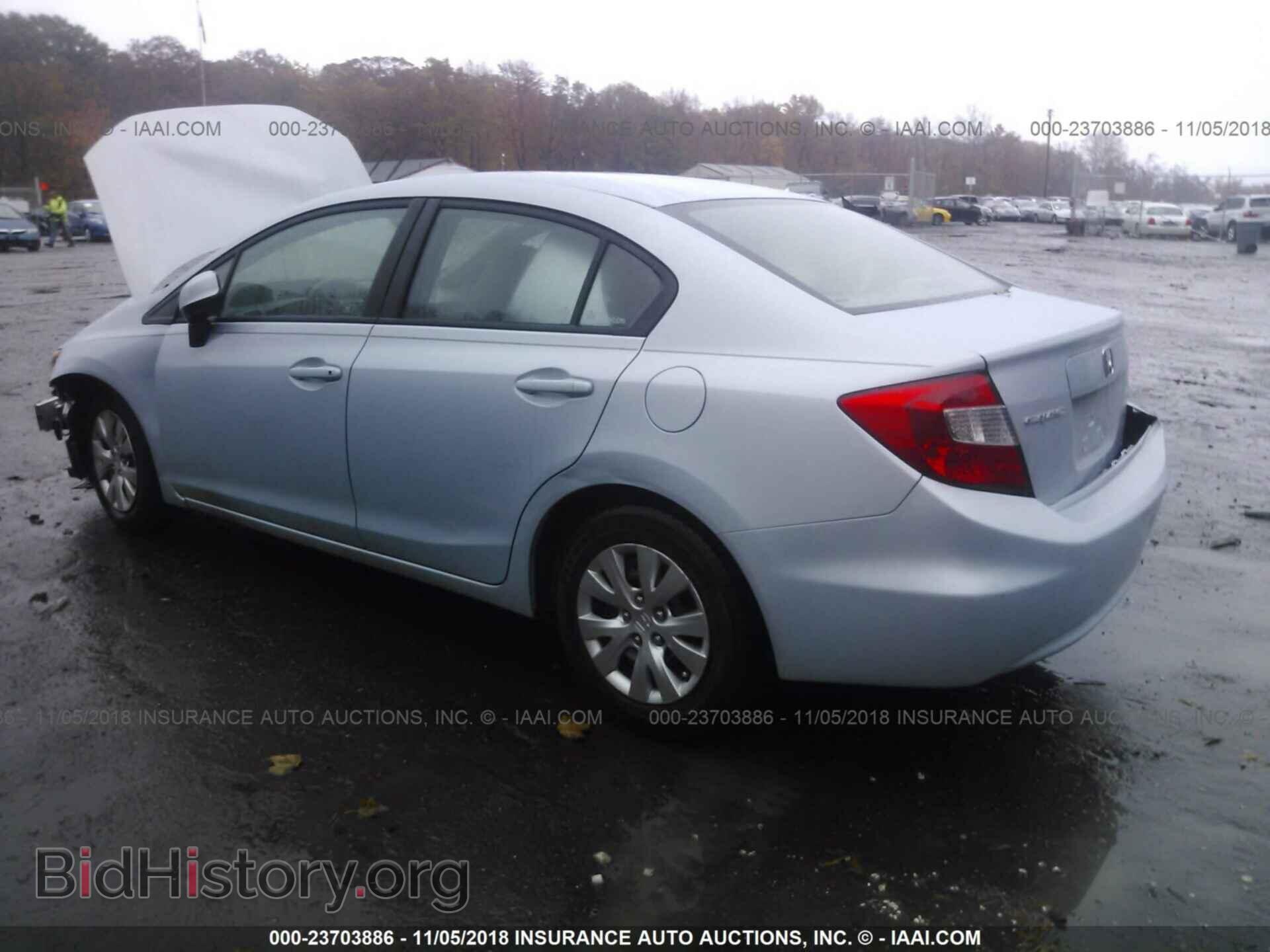 2012 HONDA CIVIC - VIN: 2HGFB2F54CH510744 - Фото 3