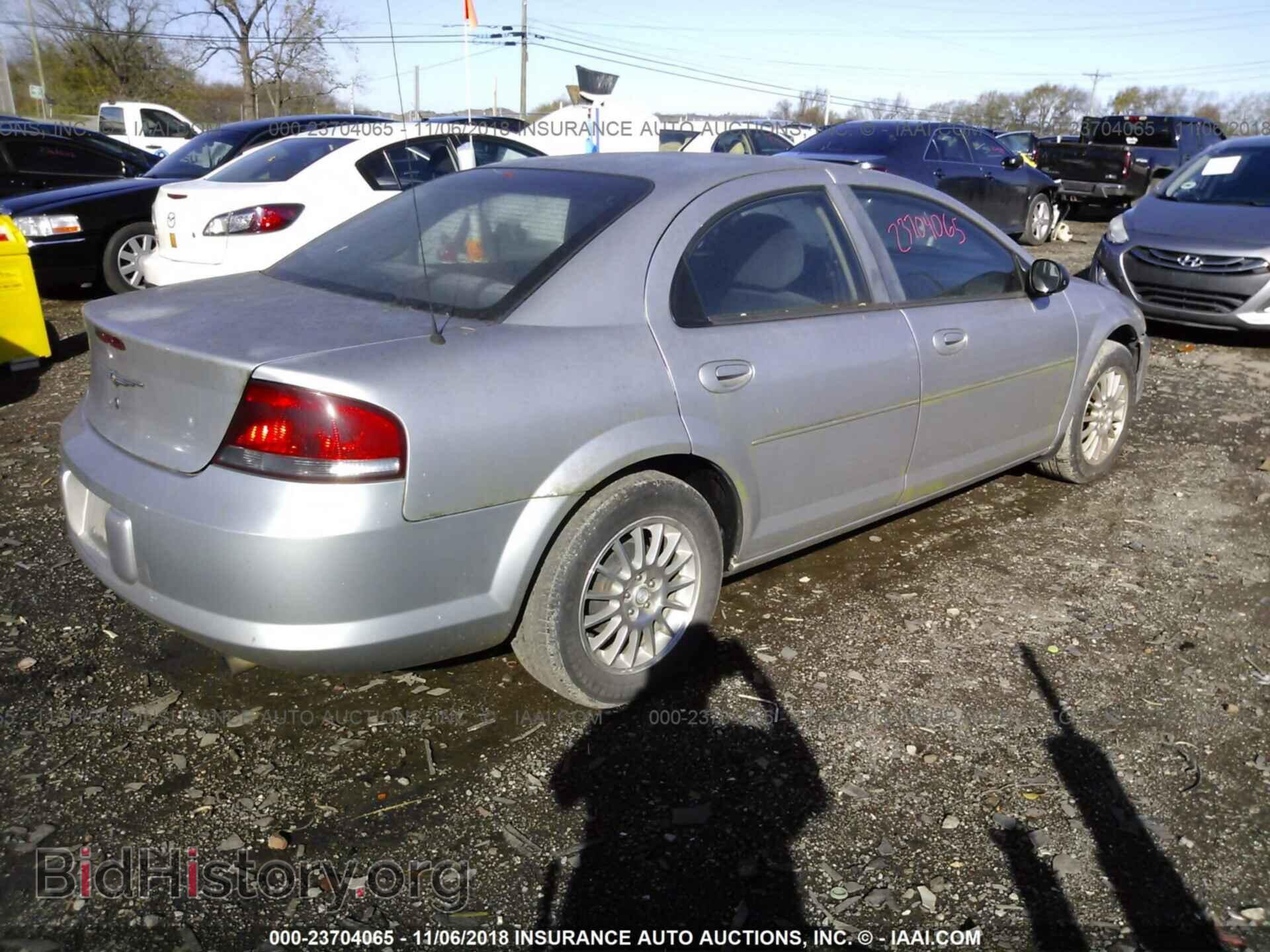 2004 CHRYSLER SEBRING - VIN: 1C3EL46X34N299974 - Фото 4