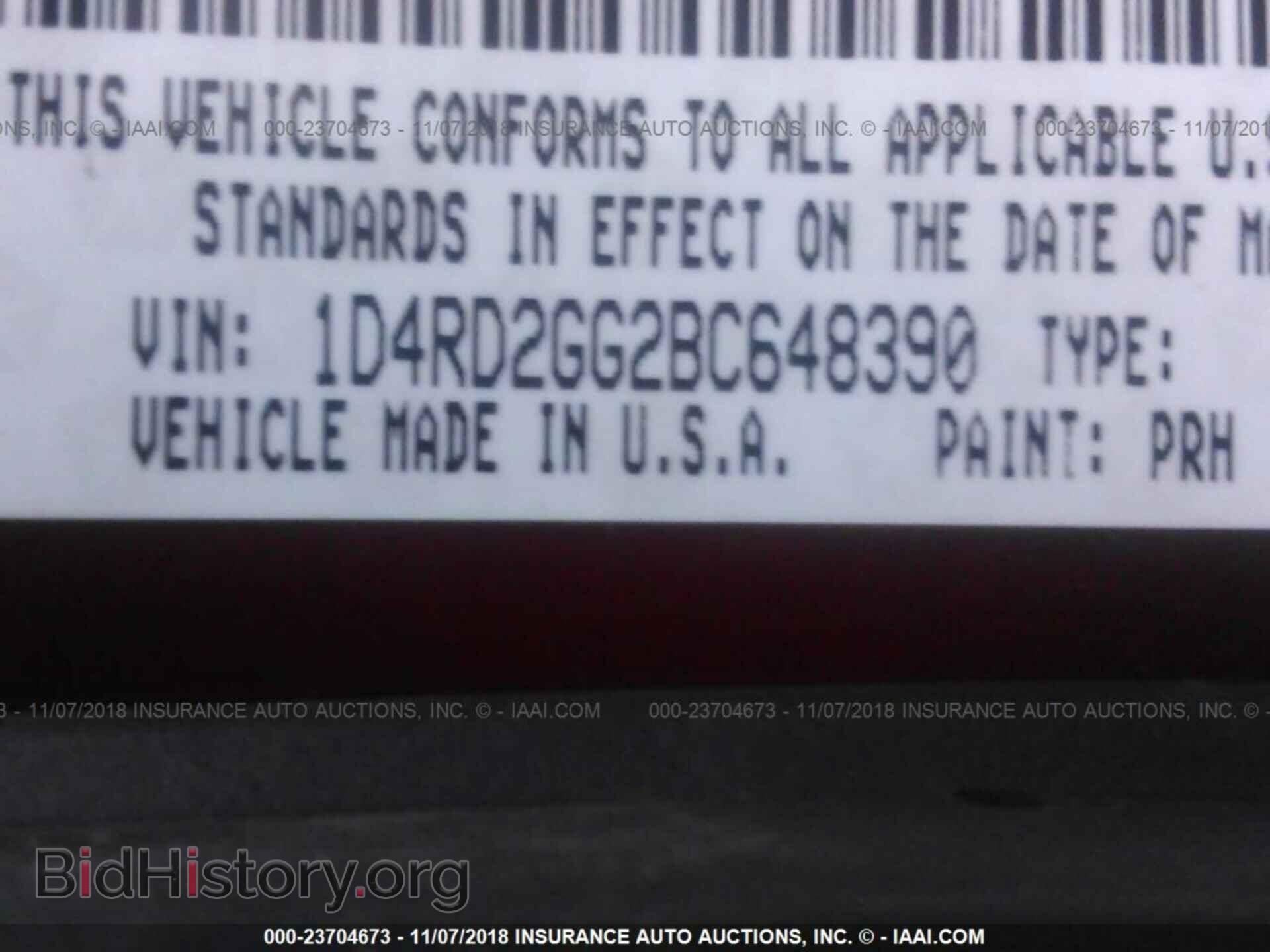 2011 DODGE DURANGO - VIN: 1D4RD2GG2BC648390 - Photo 9