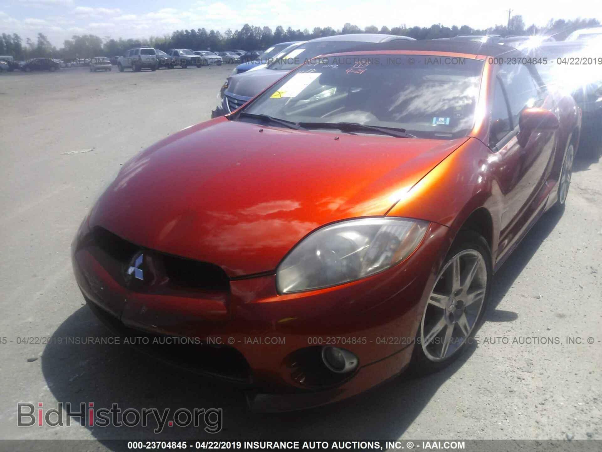 2007 MITSUBISHI ECLIPSE - VIN: 4A3AL35T87E032446 - Фото 2