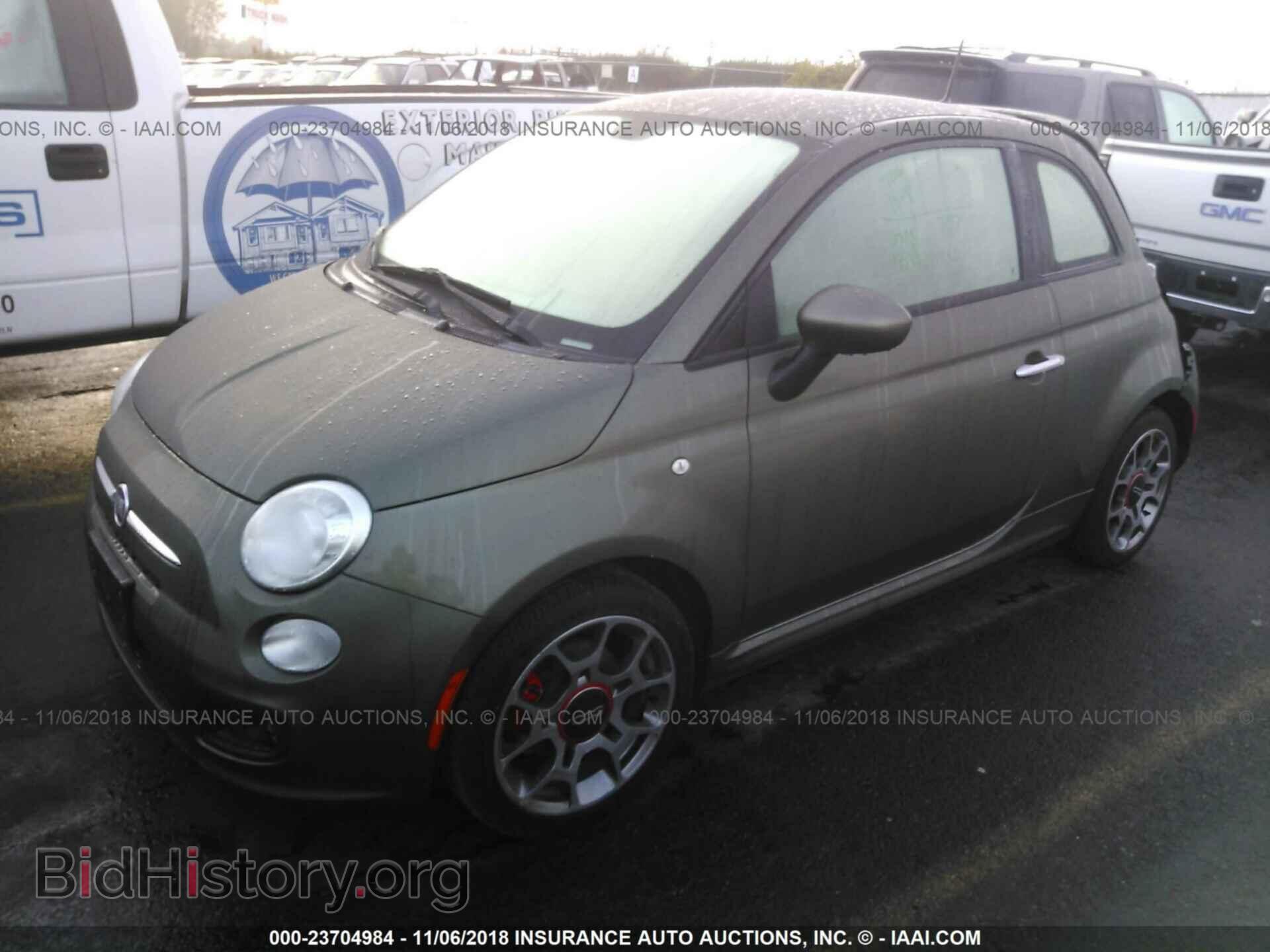 2012 Fiat 500 - VIN: 3C3CFFBR7CT340414 - Фото 2