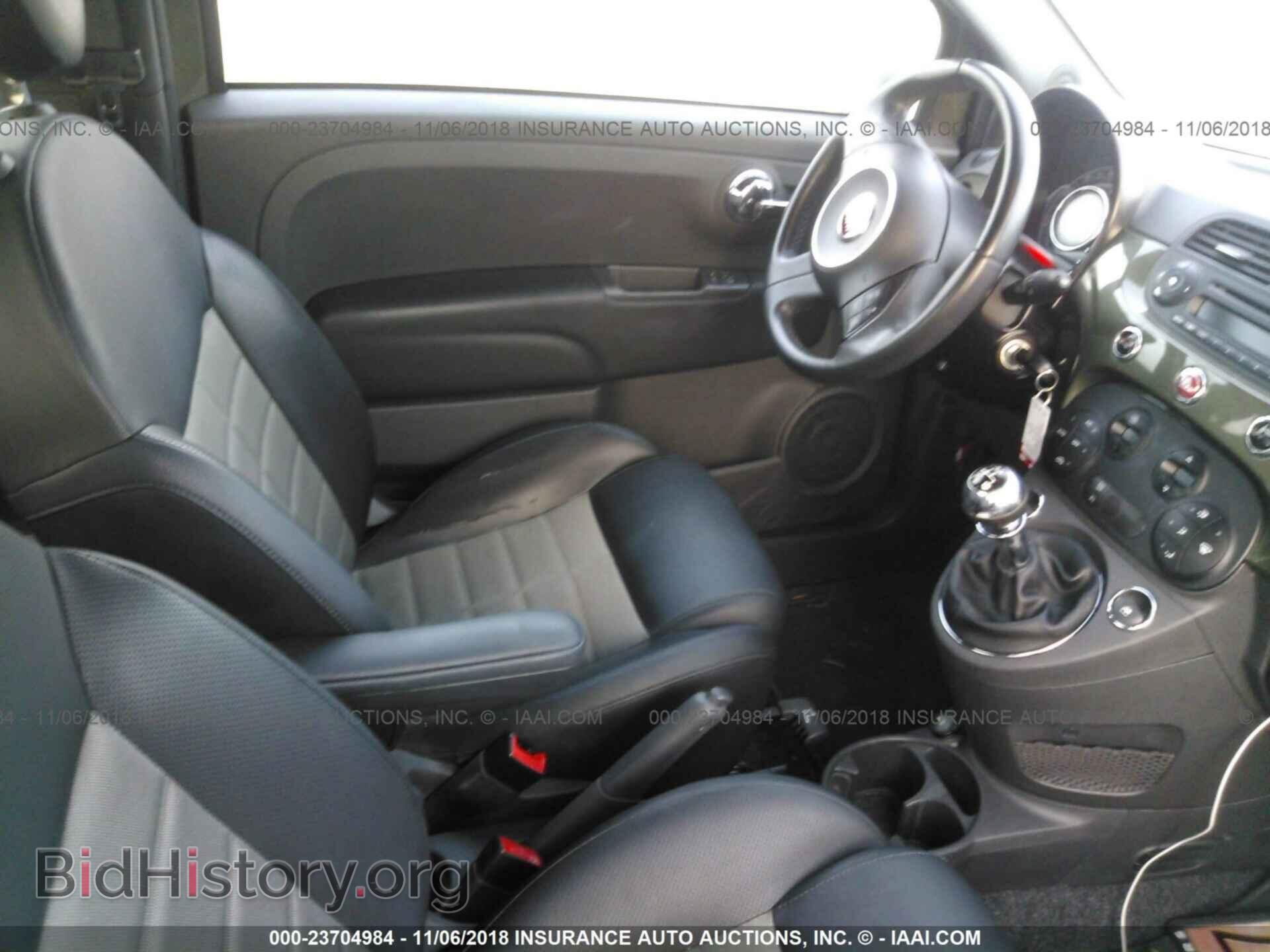 2012 Fiat 500 - VIN: 3C3CFFBR7CT340414 - Фото 5