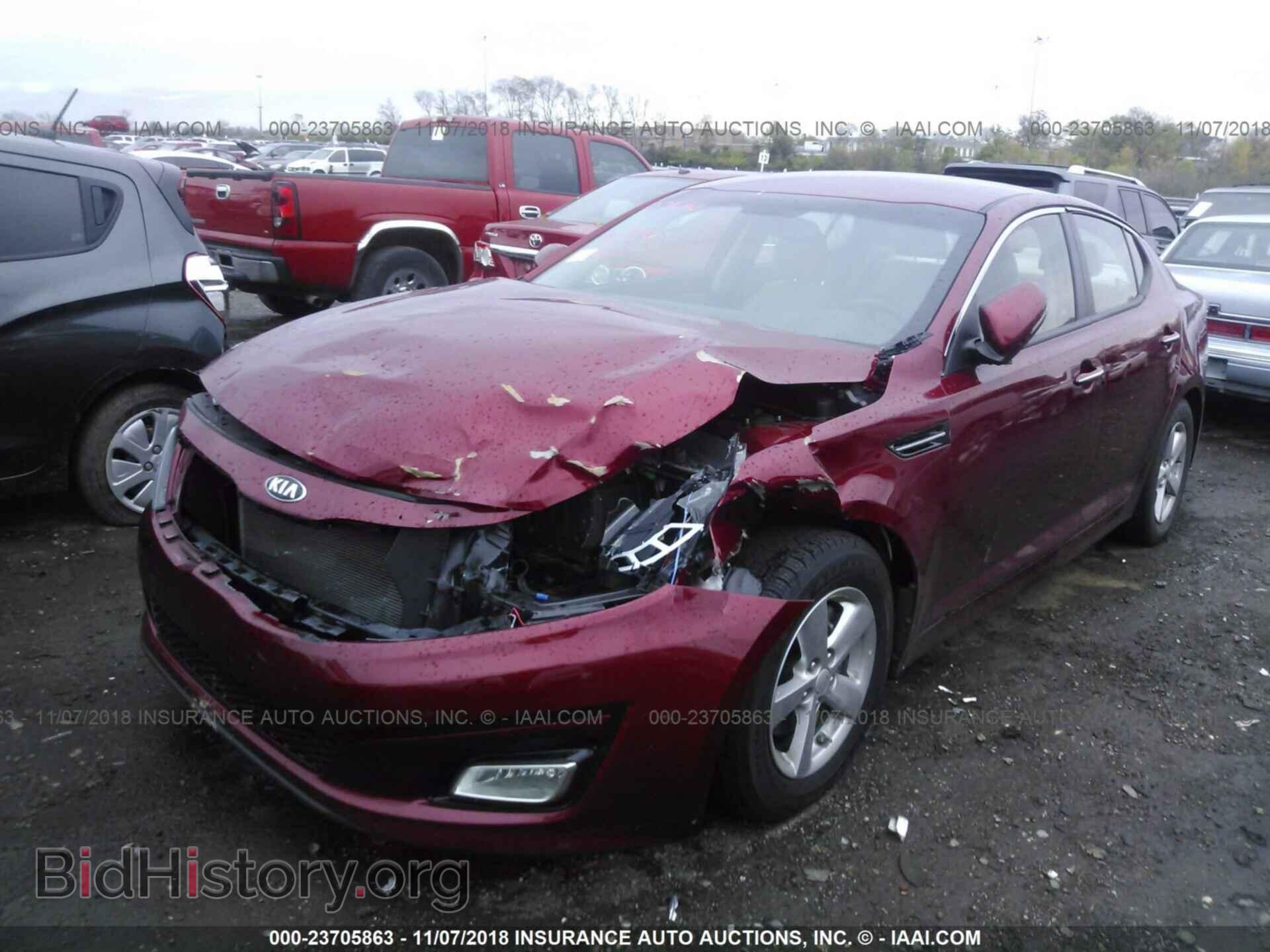 2015 Kia Optima - VIN: 5XXGM4A77FG489123 - Photo 2
