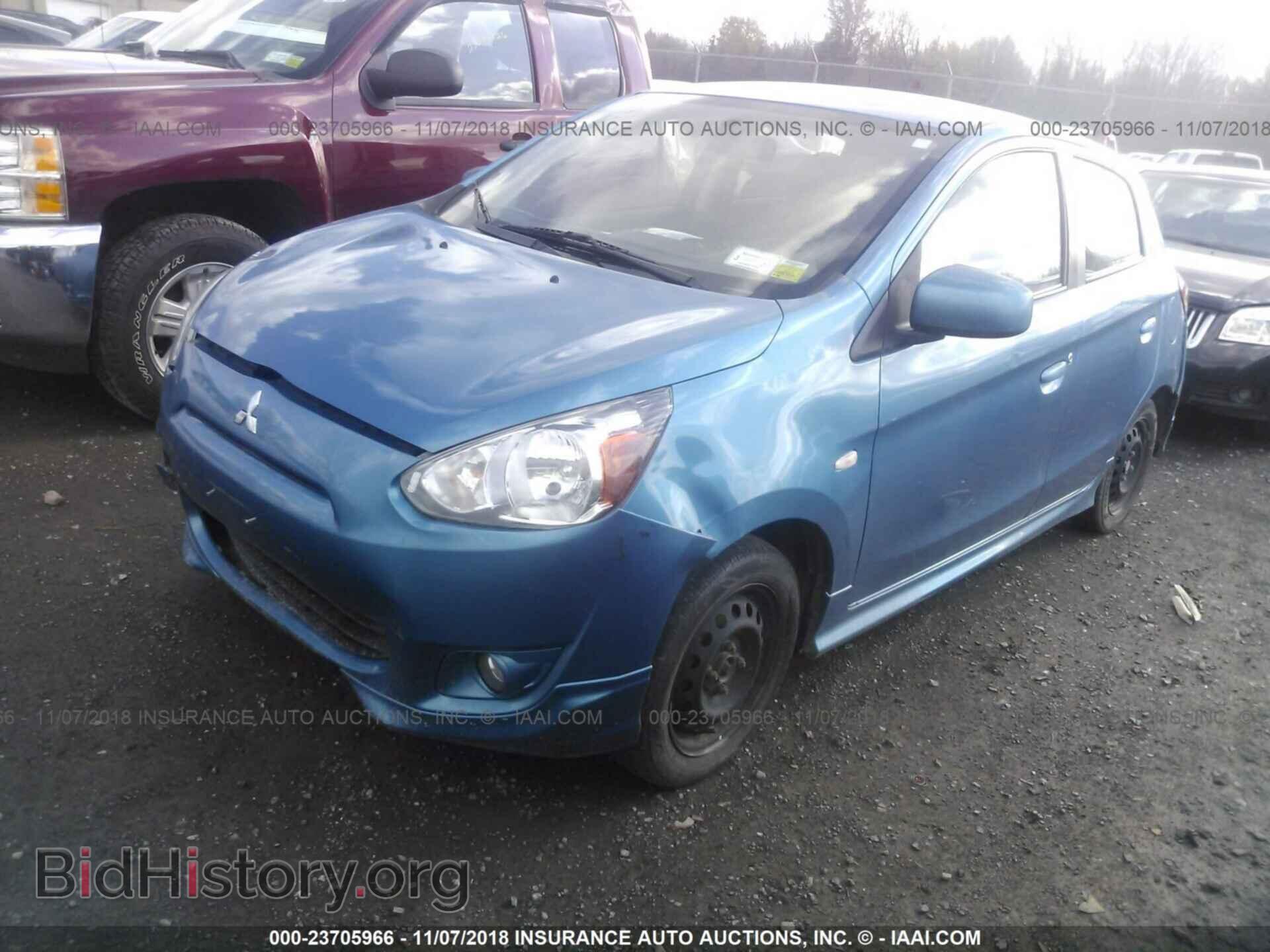 2015 Mitsubishi Mirage - VIN: ML32A3HJ4FH012749 - Фото 2