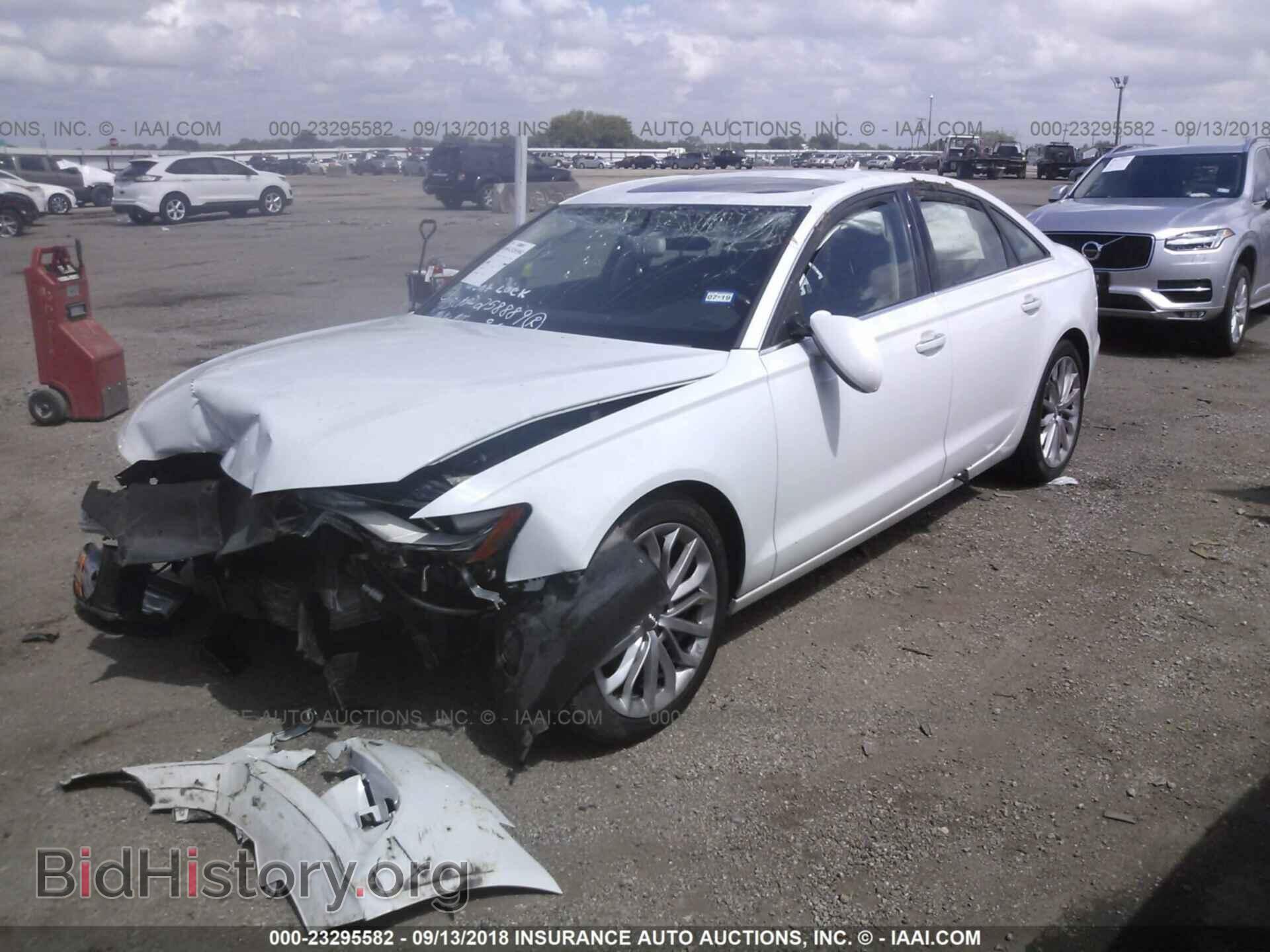 2013 AUDI A6 - VIN: WAUDFAFC2DN109878 - Фото 2