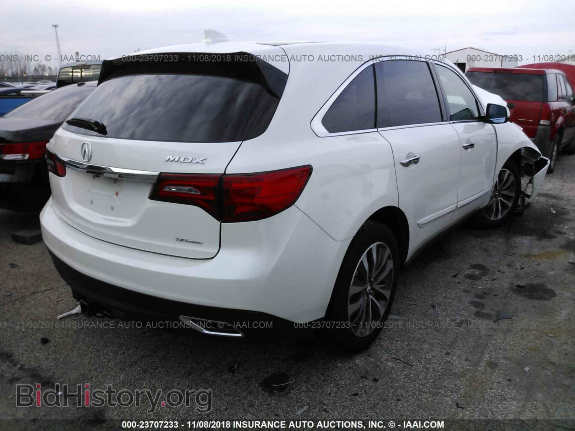 2016 Acura Mdx - VIN: 5FRYD4H45GB061831 - Фото 4
