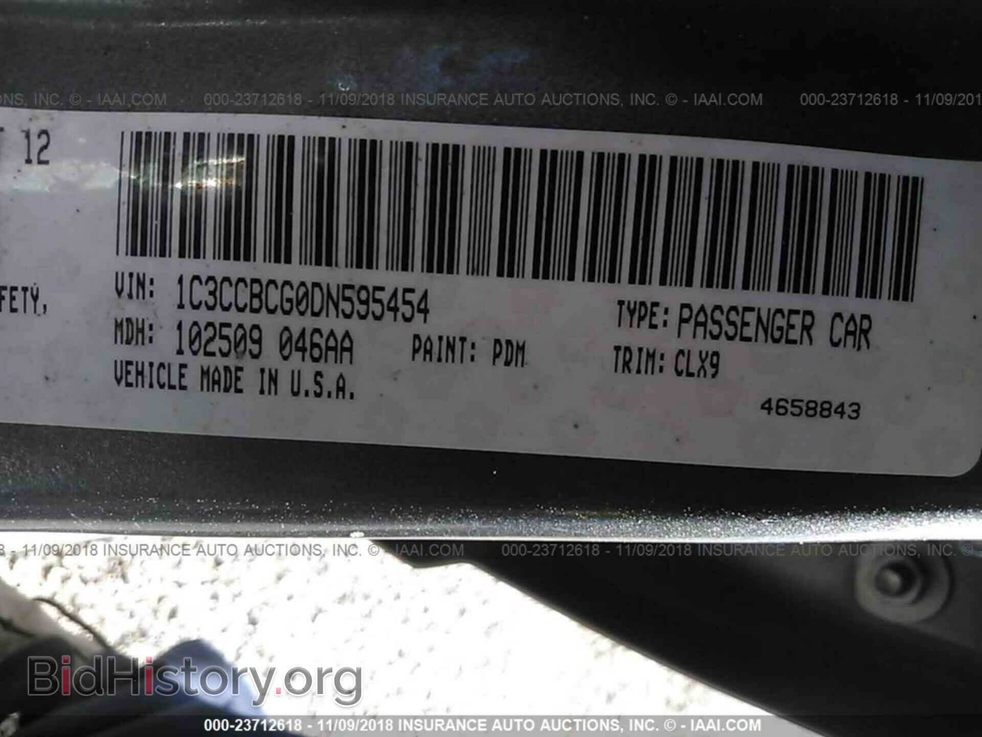 2013 Chrysler 200 - VIN: 1C3CCBCG0DN595454 - Photo 9