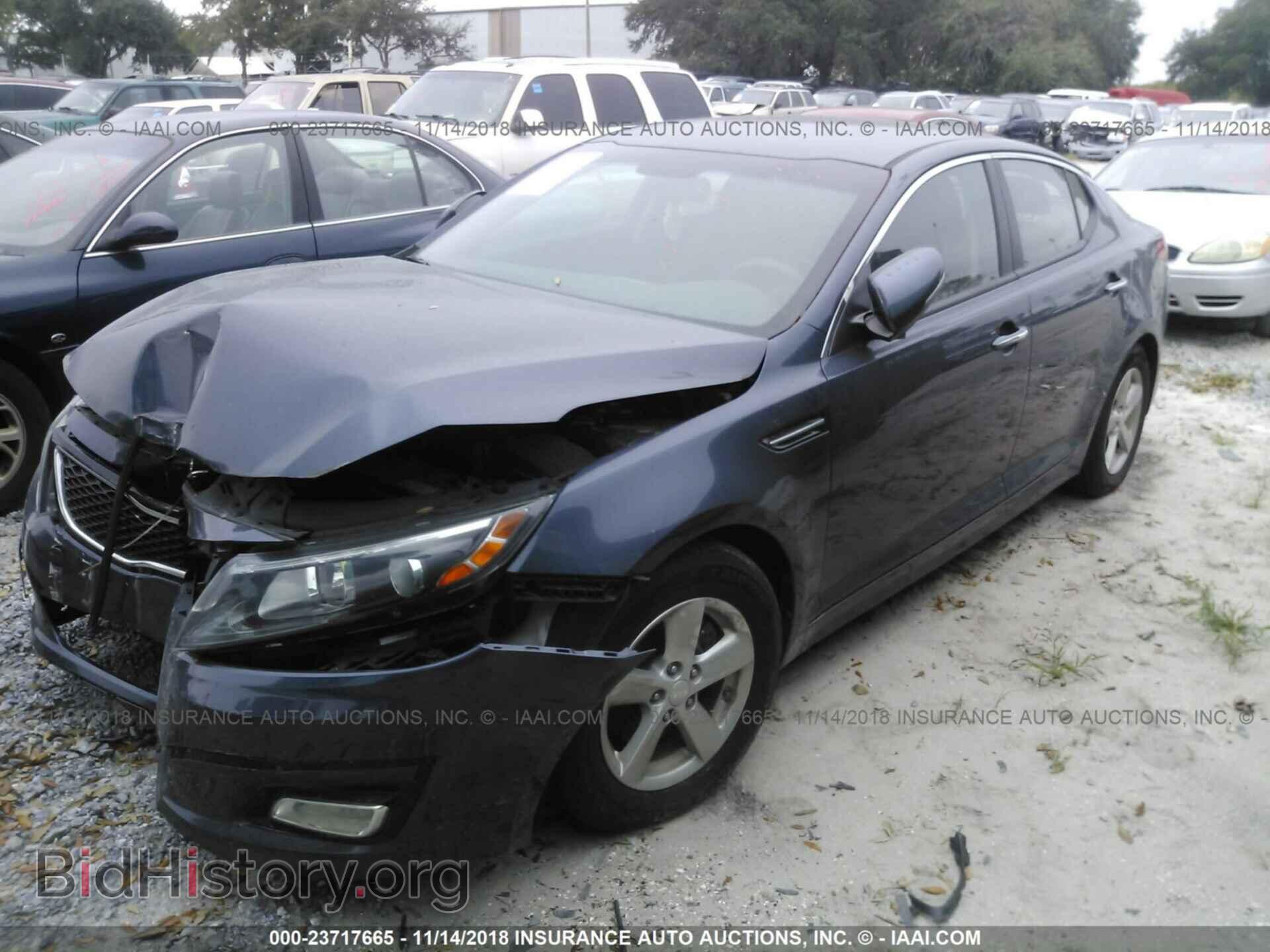 2015 KIA OPTIMA - VIN: KNAGM4A74F5601068 - Photo 2