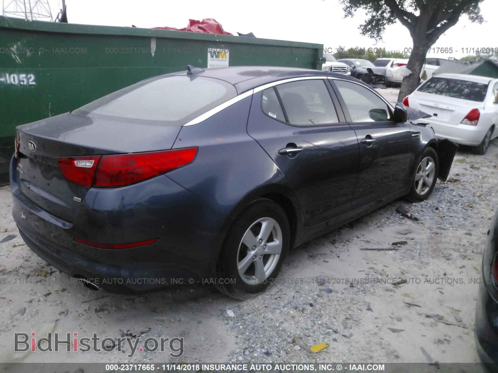 2015 KIA OPTIMA - VIN: KNAGM4A74F5601068 - Photo 4