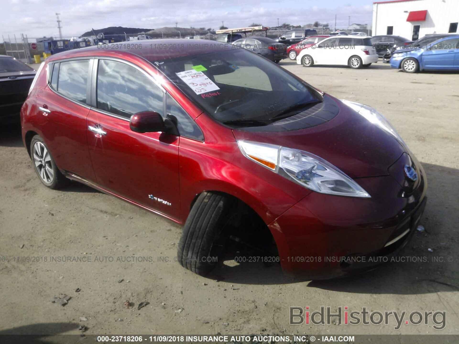 Photo 1N4AZ0CP5FC305235 - NISSAN LEAF 2015