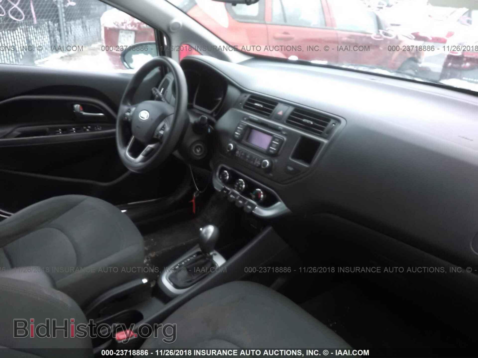 2012 KIA RIO - VIN: KNADN4A36C6072547 - Фото 5
