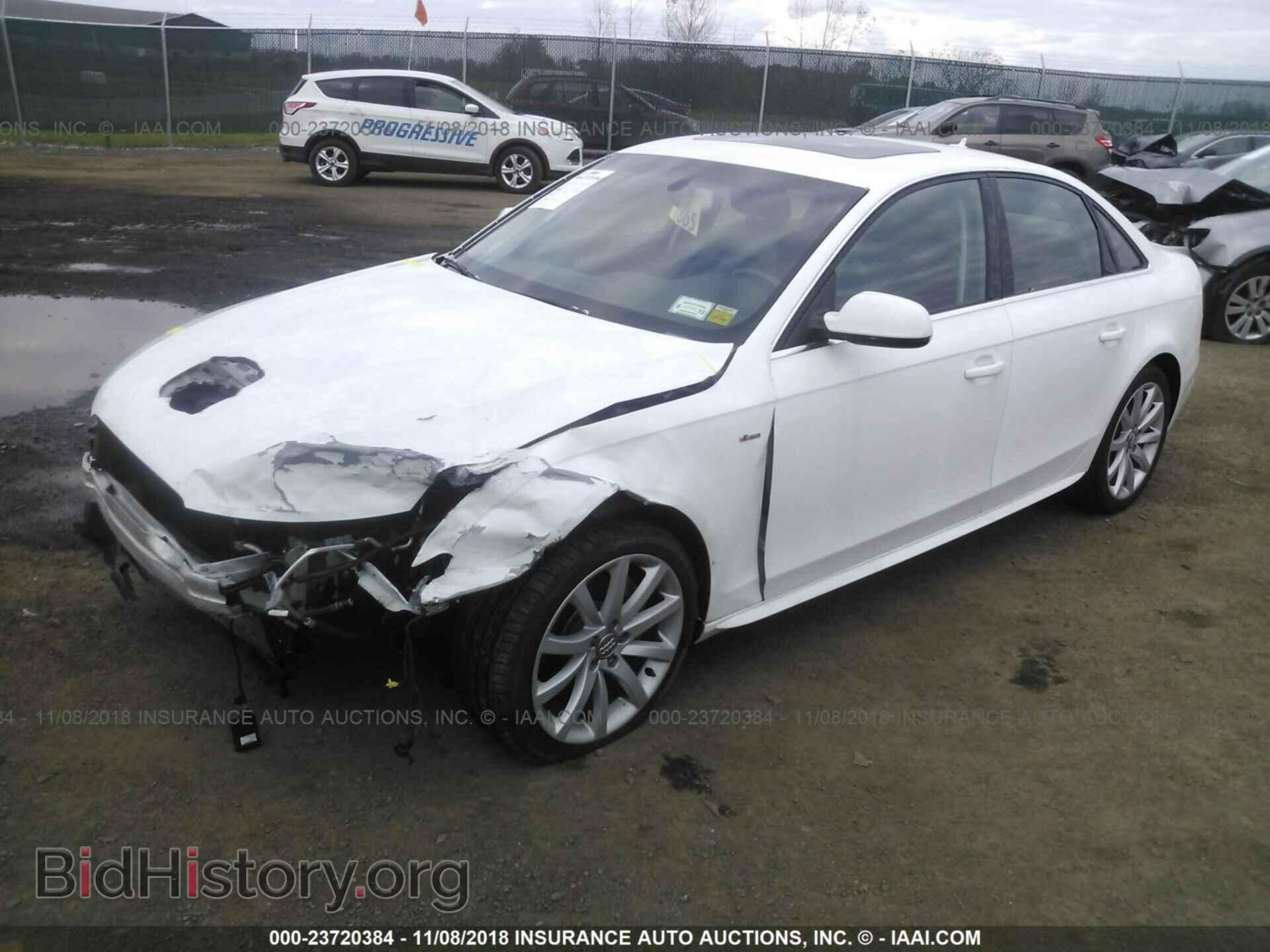 2014 Audi A4 - VIN: WAUBFAFLXEA053012 - Photo 2