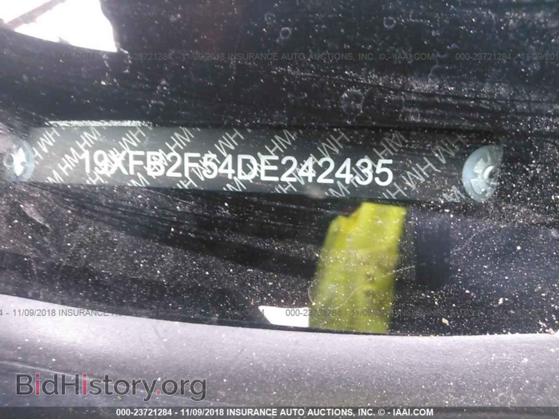 2013 HONDA CIVIC - VIN: 19XFB2F54DE242435 - Photo 9