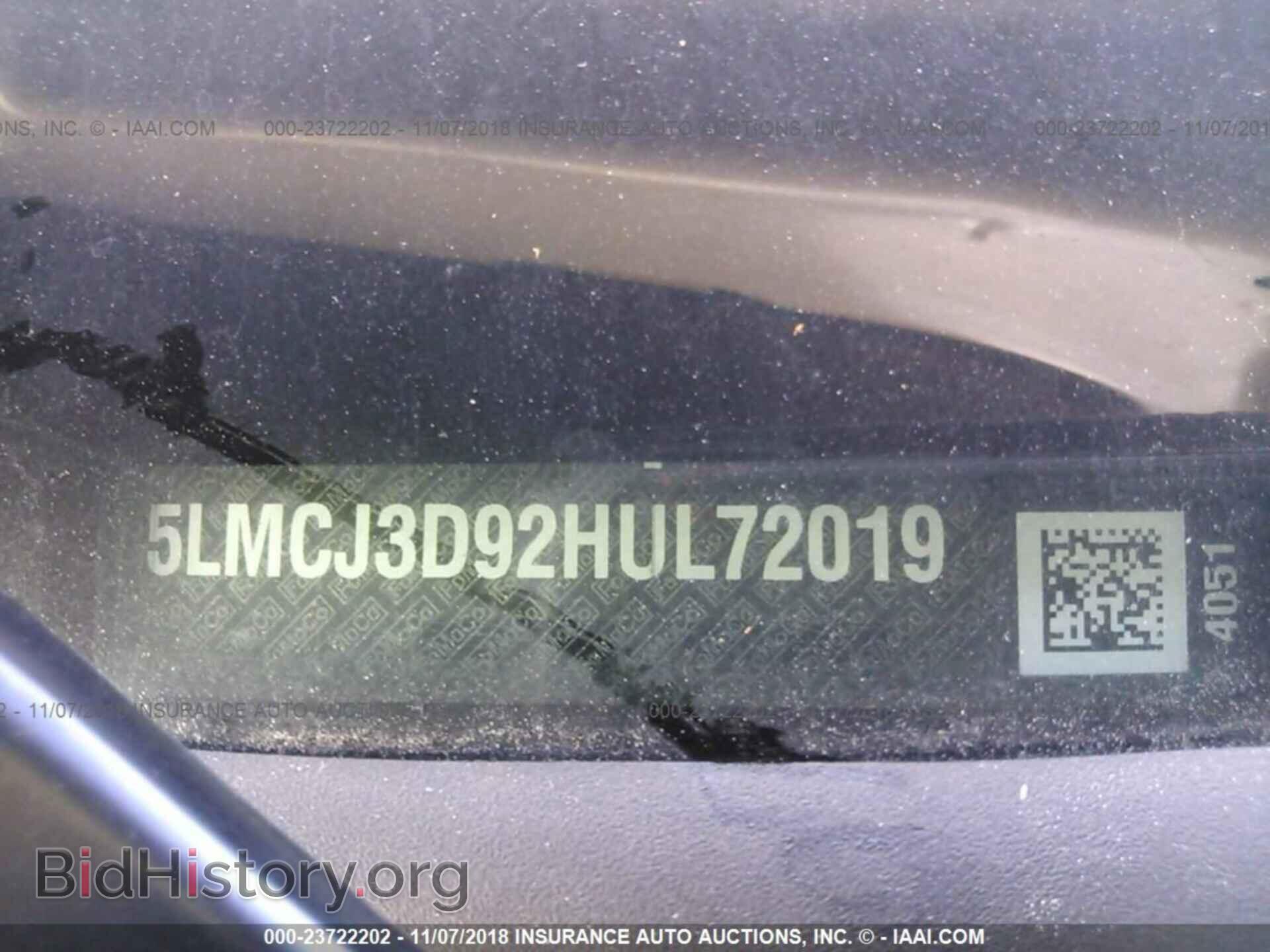 2017 LINCOLN MKC - VIN: 5LMCJ3D92HUL72019 - Фото 9