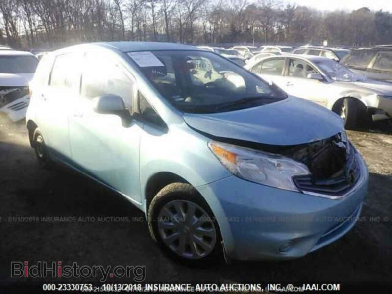 2014 Nissan VERSA NOTE (VIN 3N1CE2CP6EL385340) — photo 1 of 10, IAAI, damage: front end