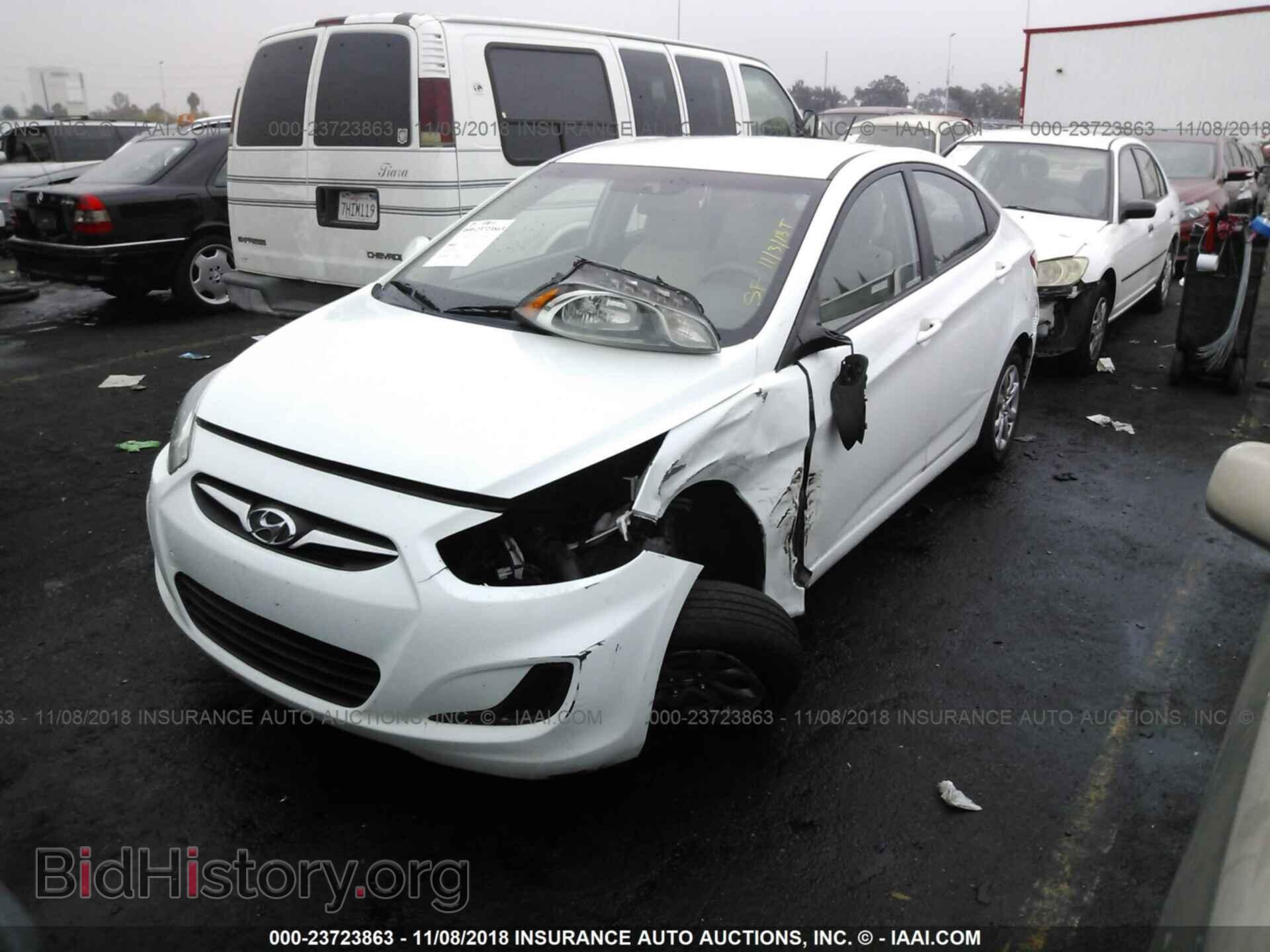 2013 HYUNDAI ACCENT - VIN: KMHCT4AE5DU441414 - Фото 2