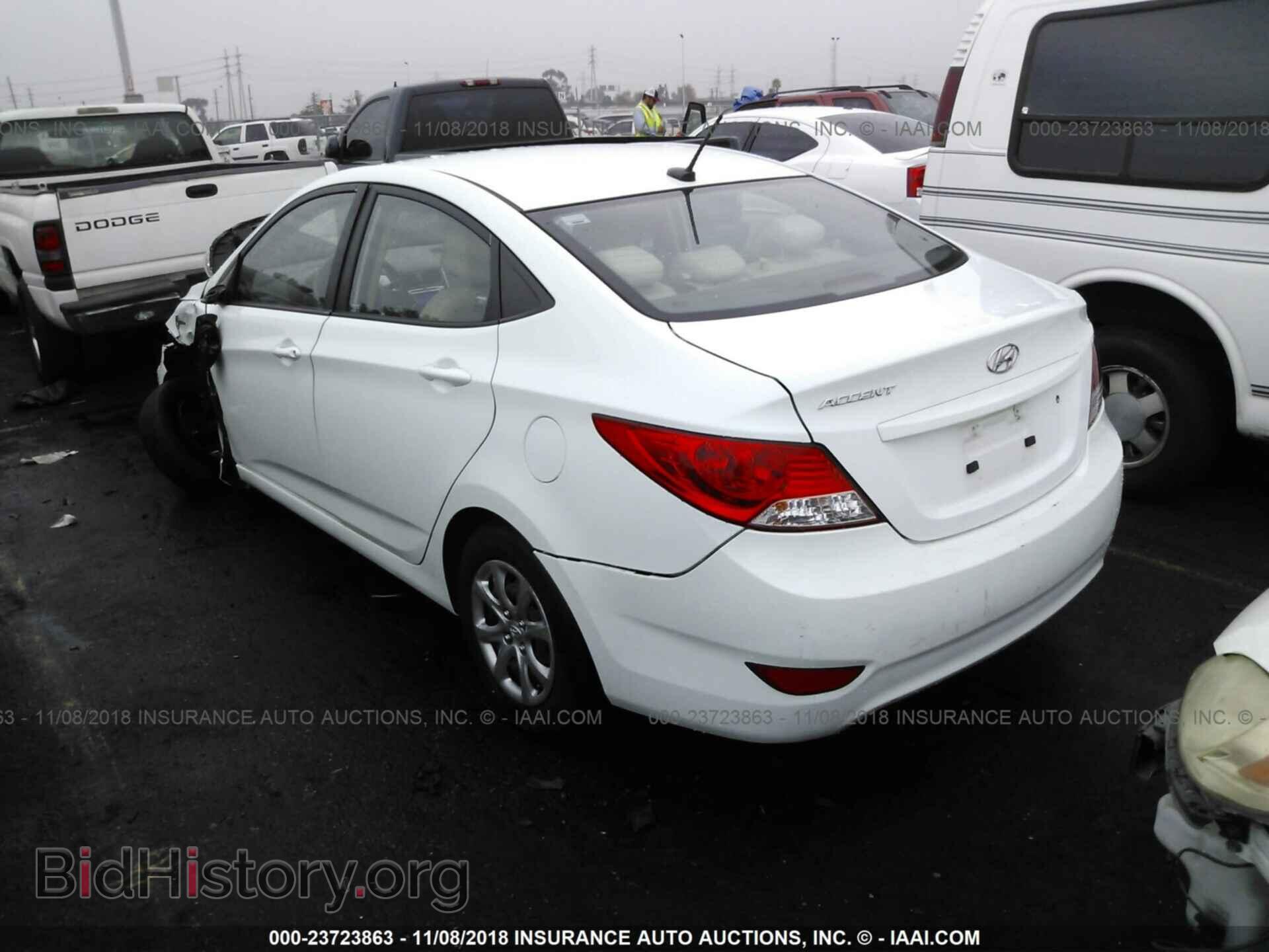 2013 HYUNDAI ACCENT - VIN: KMHCT4AE5DU441414 - Фото 3