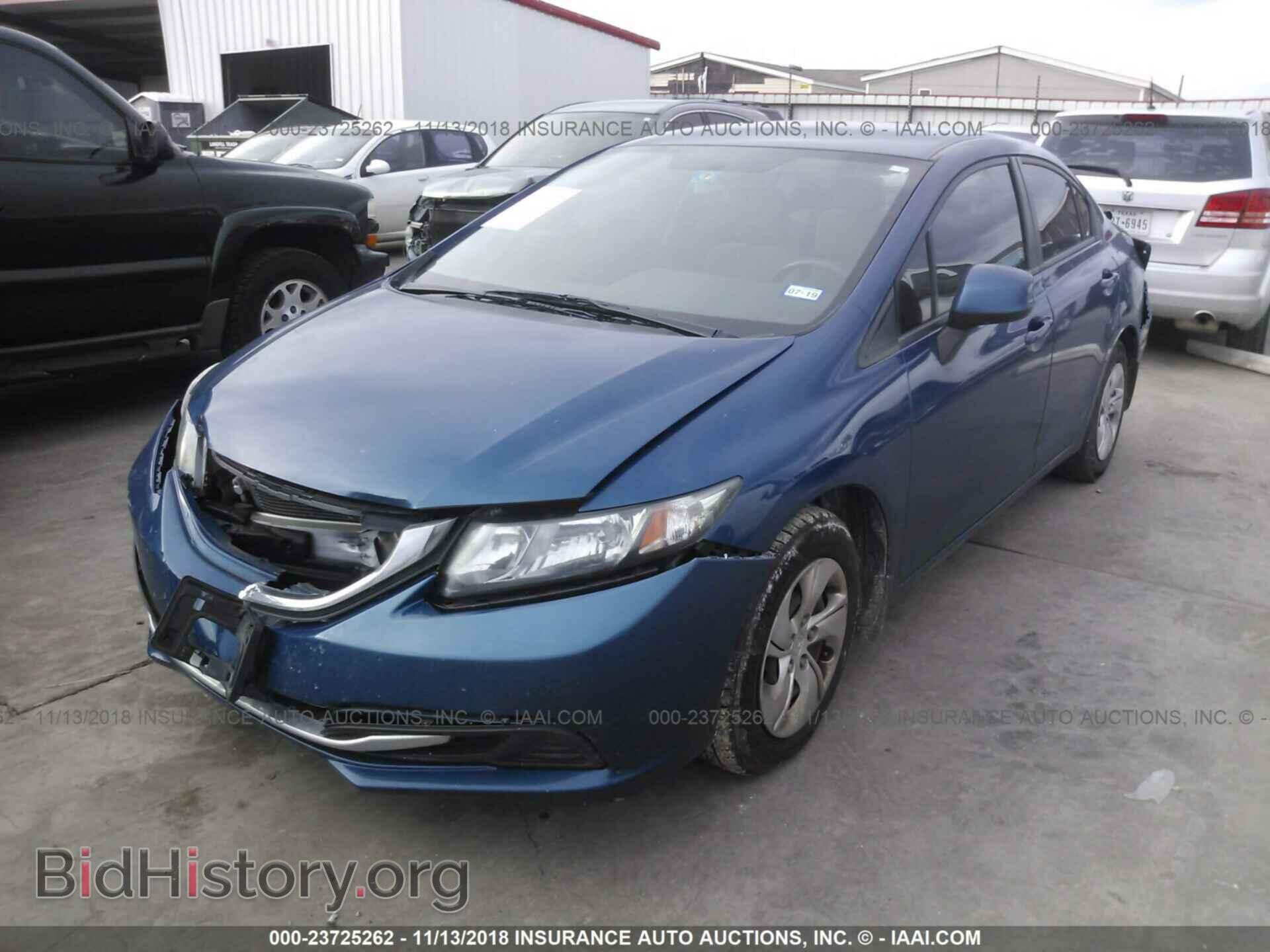 2013 Honda Civic - VIN: 2HGFB2F55DH566502 - Фото 2