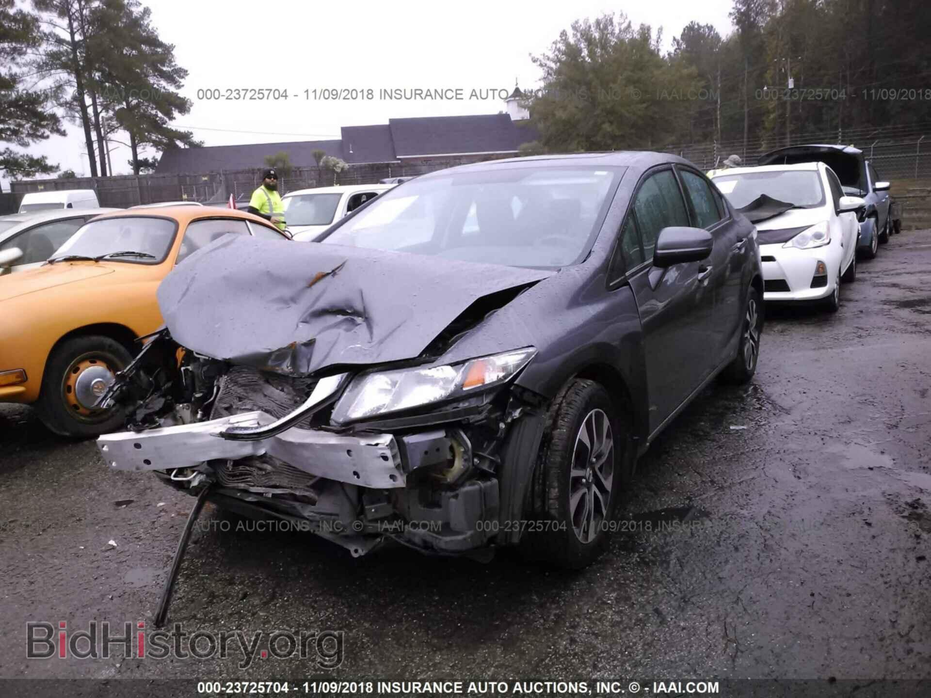 2014 HONDA CIVIC - VIN: 2HGFB2F86EH551888 - Фото 2