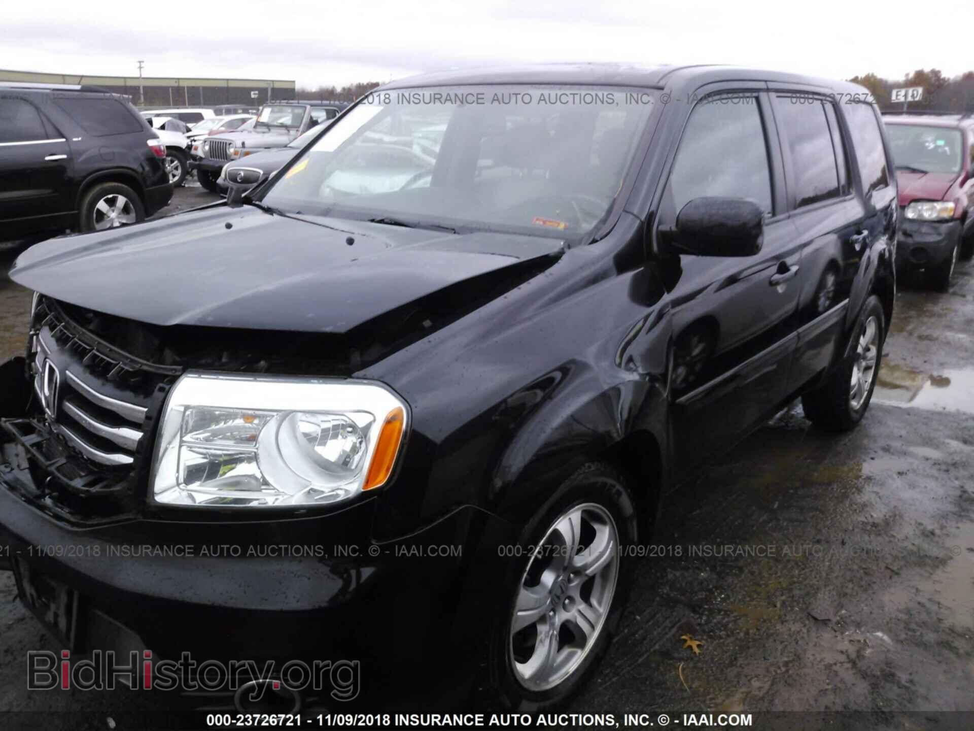 2013 Honda Pilot - VIN: 5FNYF4H57DB003476 - Фото 2
