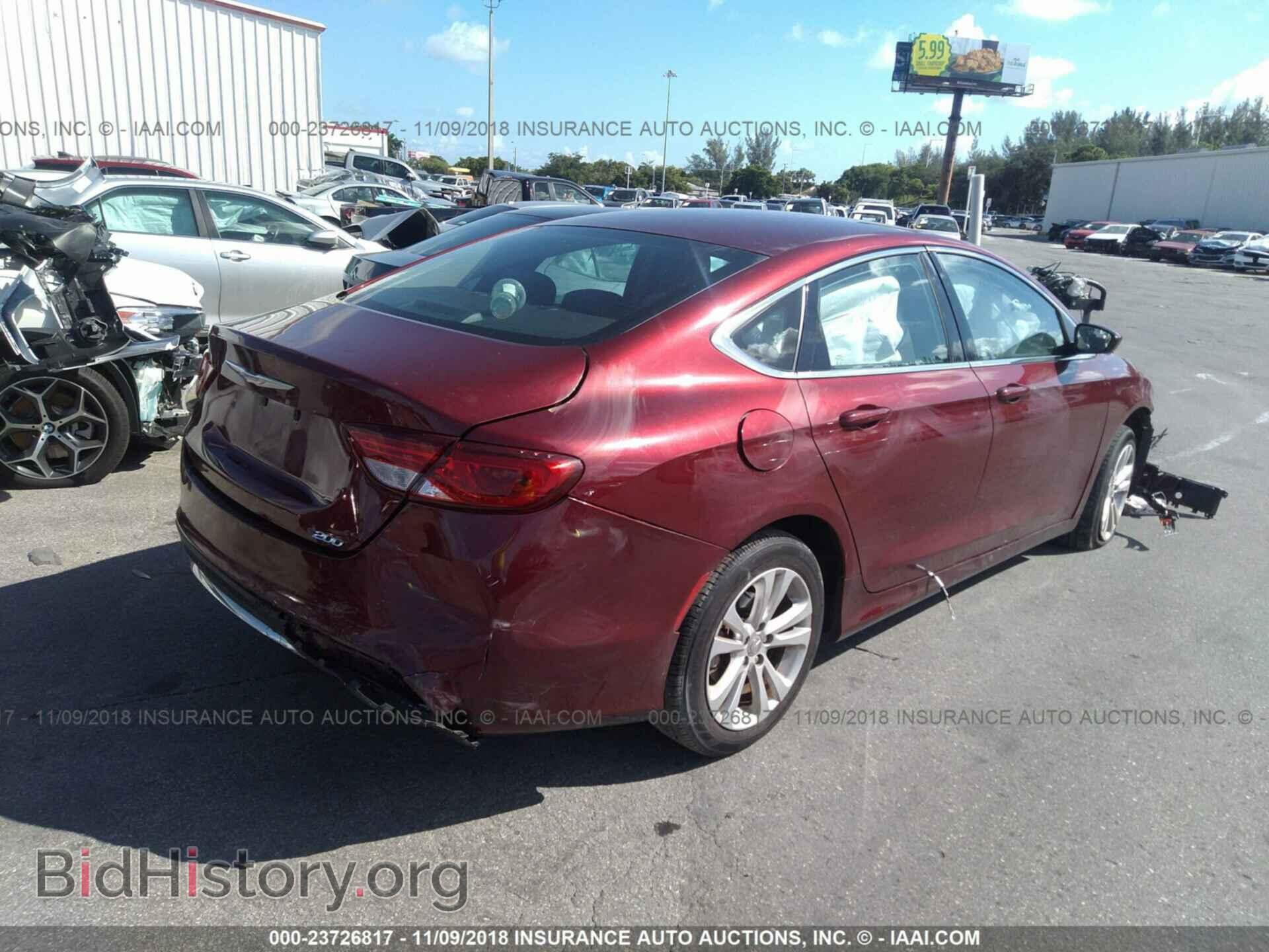2015 Chrysler 200 - VIN: 1C3CCCAB6FN635794 - Photo 4