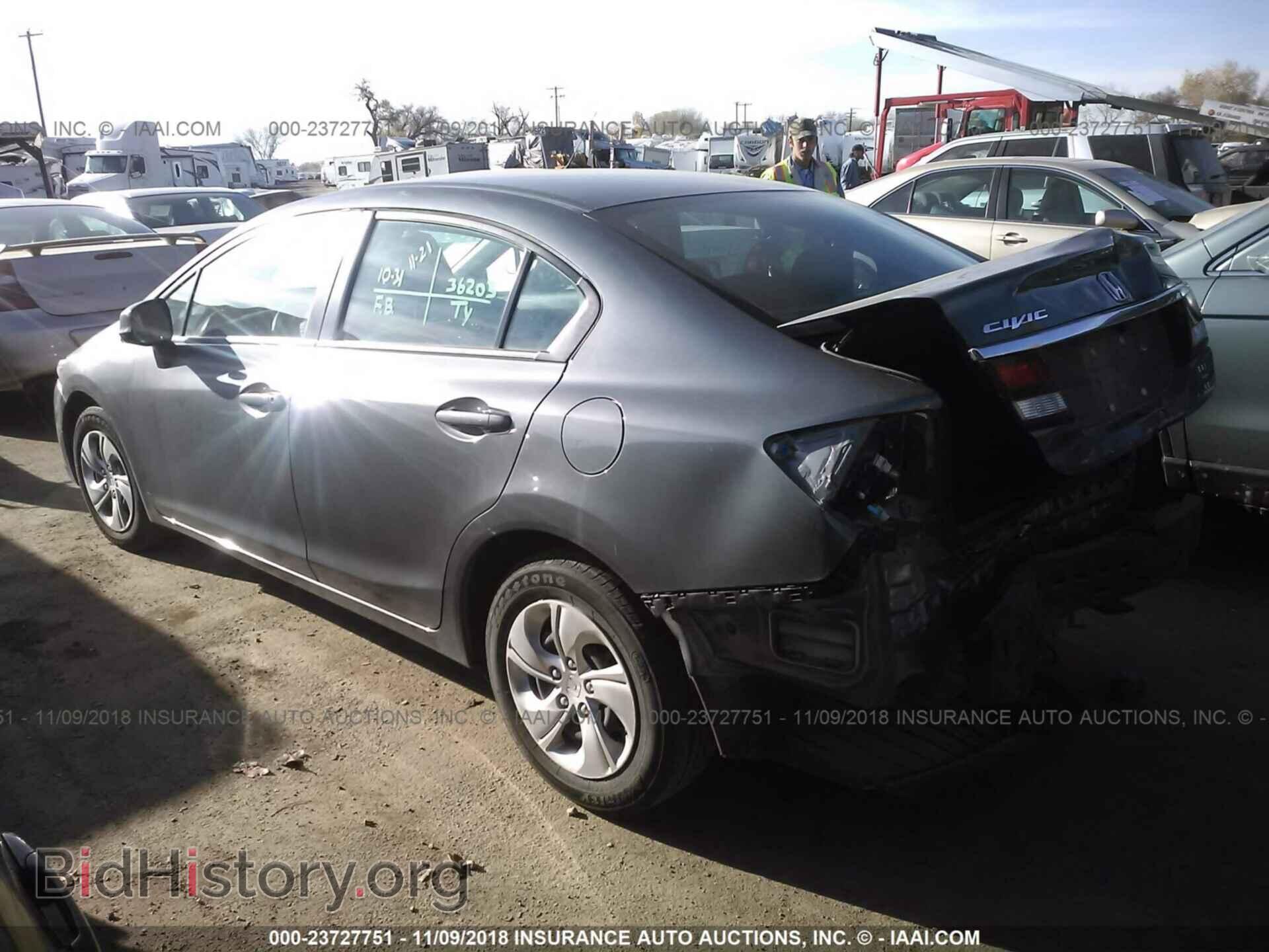 2013 HONDA CIVIC - VIN: 19XFB2F55DE290686 - Фото 3