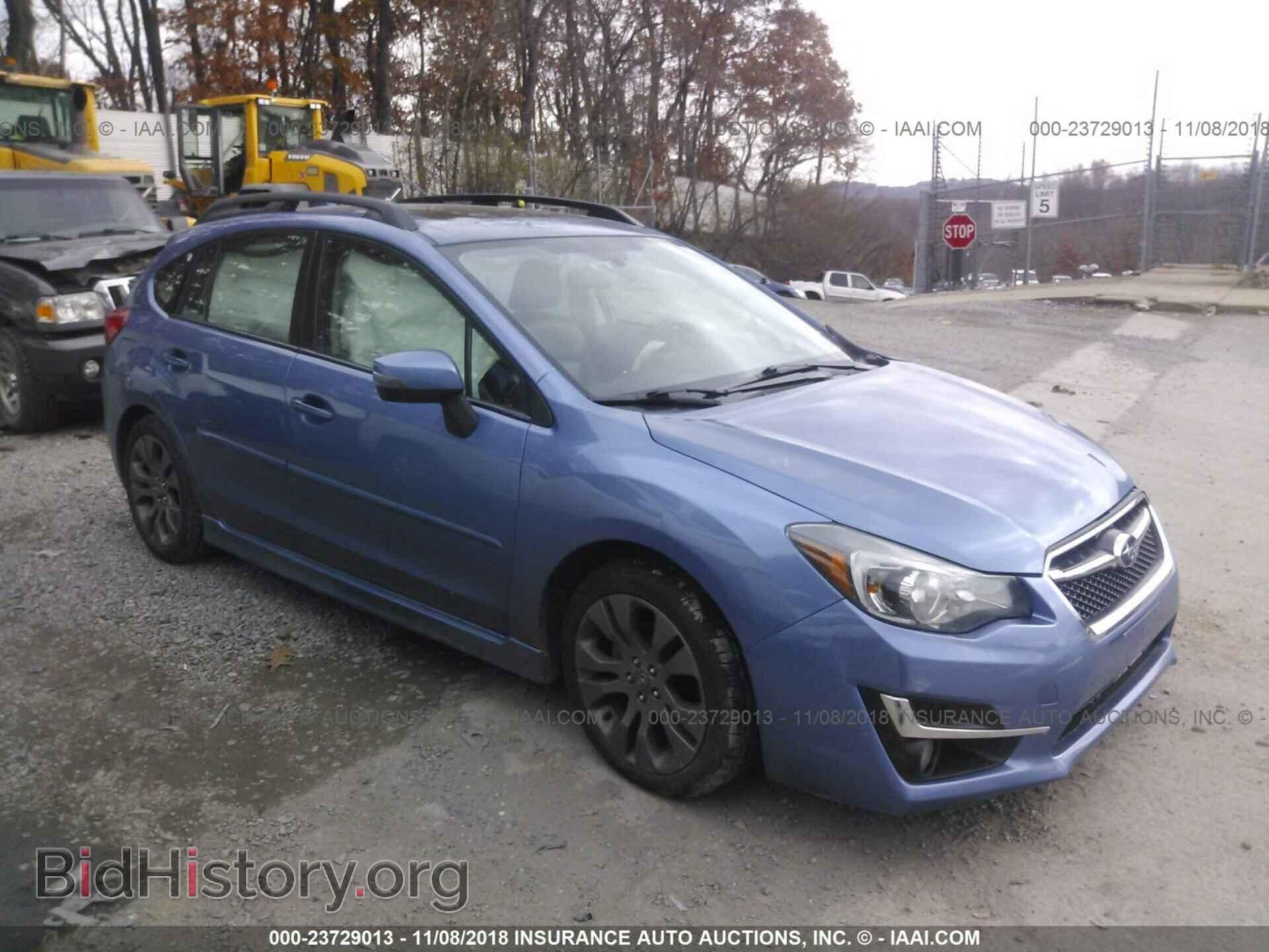 Фотография JF1GPAY61G8244511 - SUBARU IMPREZA 2016