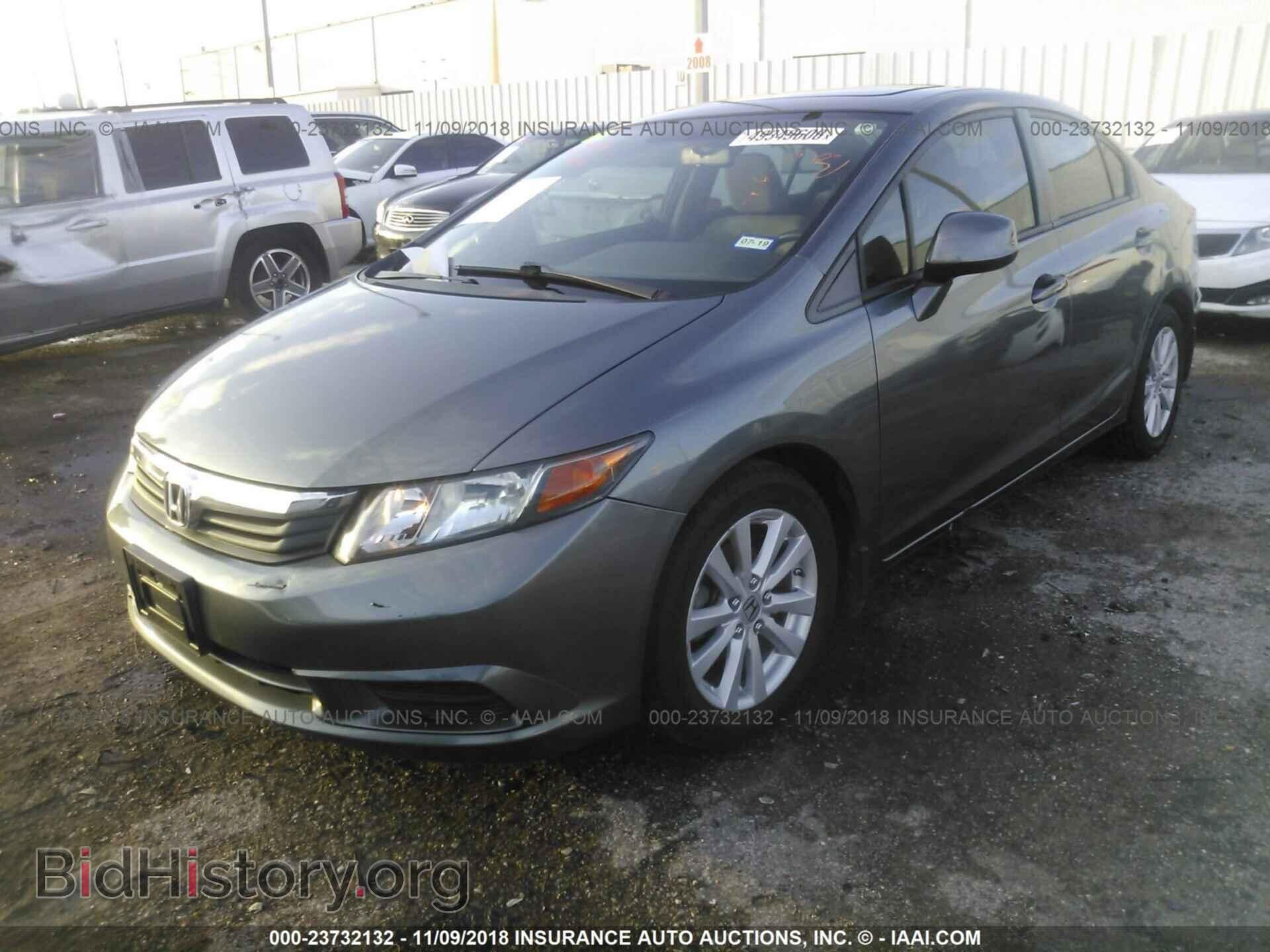 2012 HONDA CIVIC - VIN: 2HGFB2F80CH306727 - Фото 2