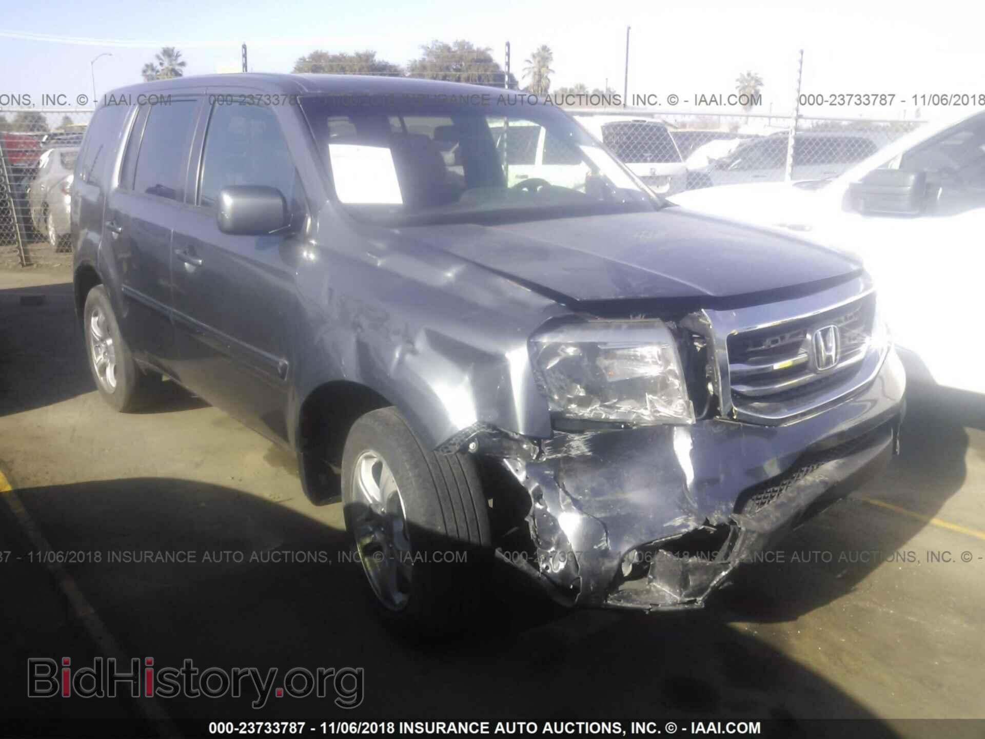 Photo 5FNYF4H40DB025875 - Honda Pilot 2013
