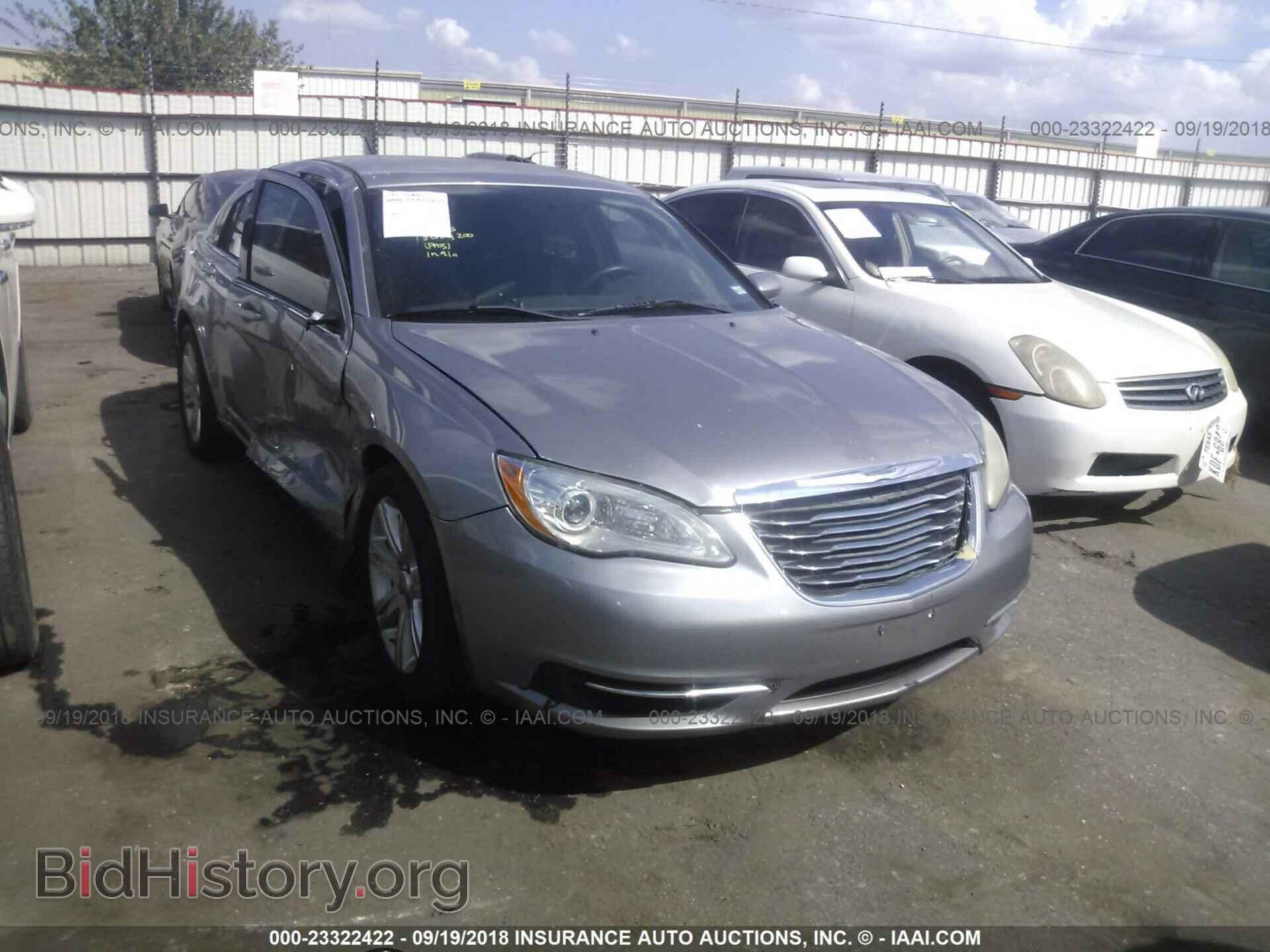 Фотография 1C3CCBAB5DN698053 - CHRYSLER 200 2013