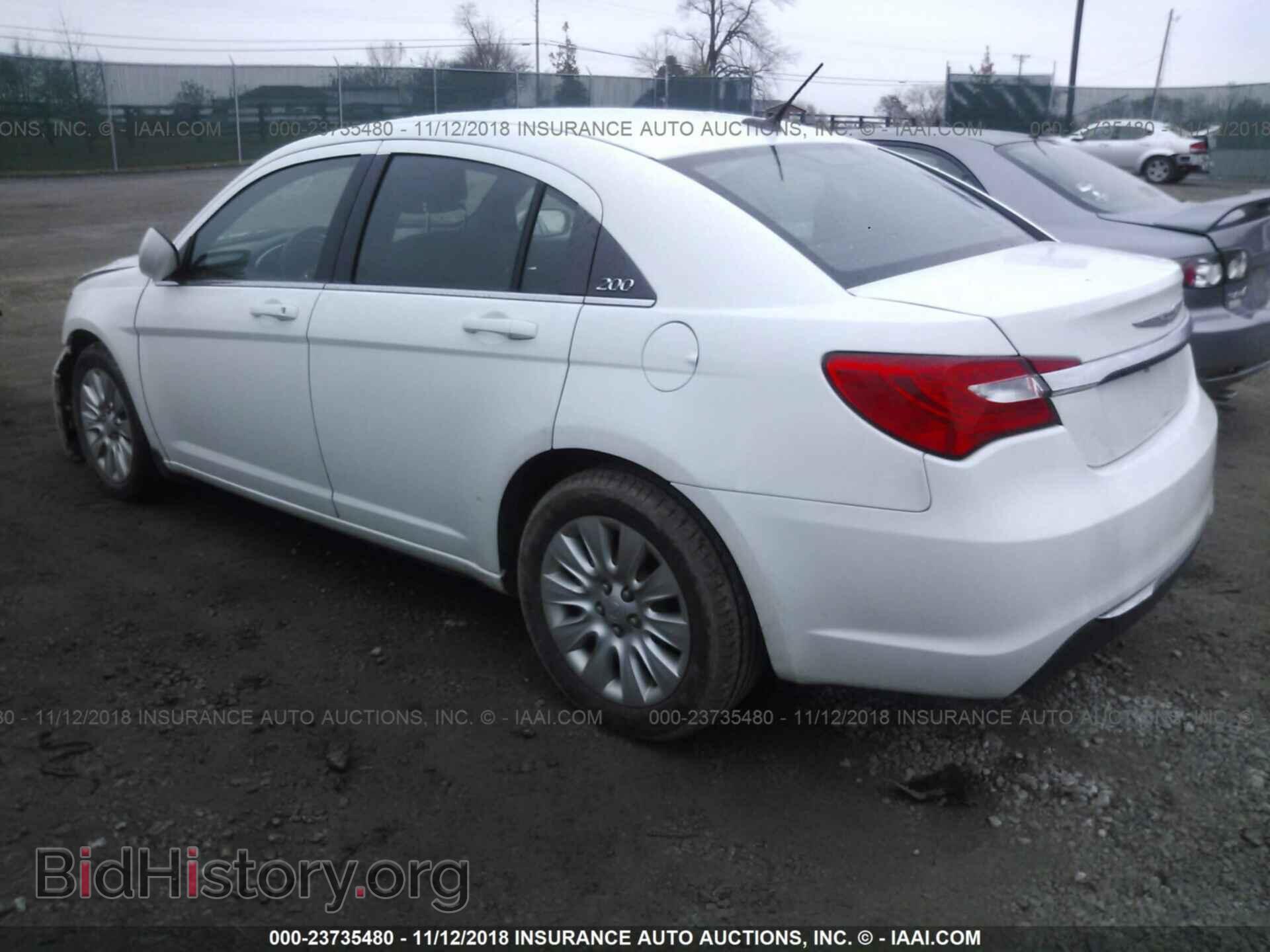 2012 Chrysler 200 - VIN: 1C3CCBAB9CN105325 - Фото 3