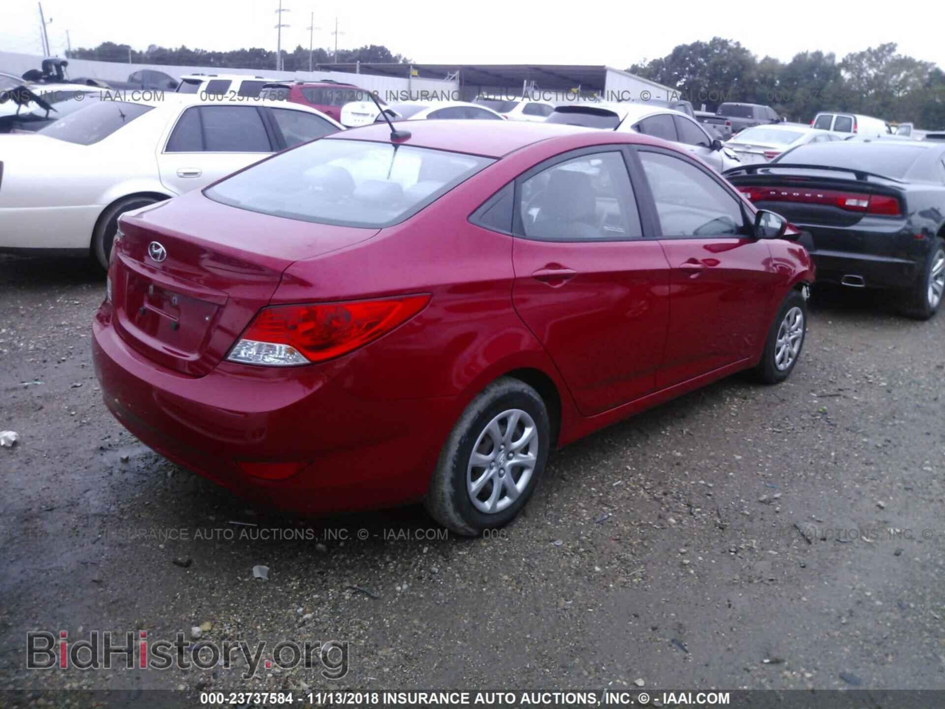 2013 HYUNDAI ACCENT - VIN: KMHCT4AE9DU464288 - Фото 4