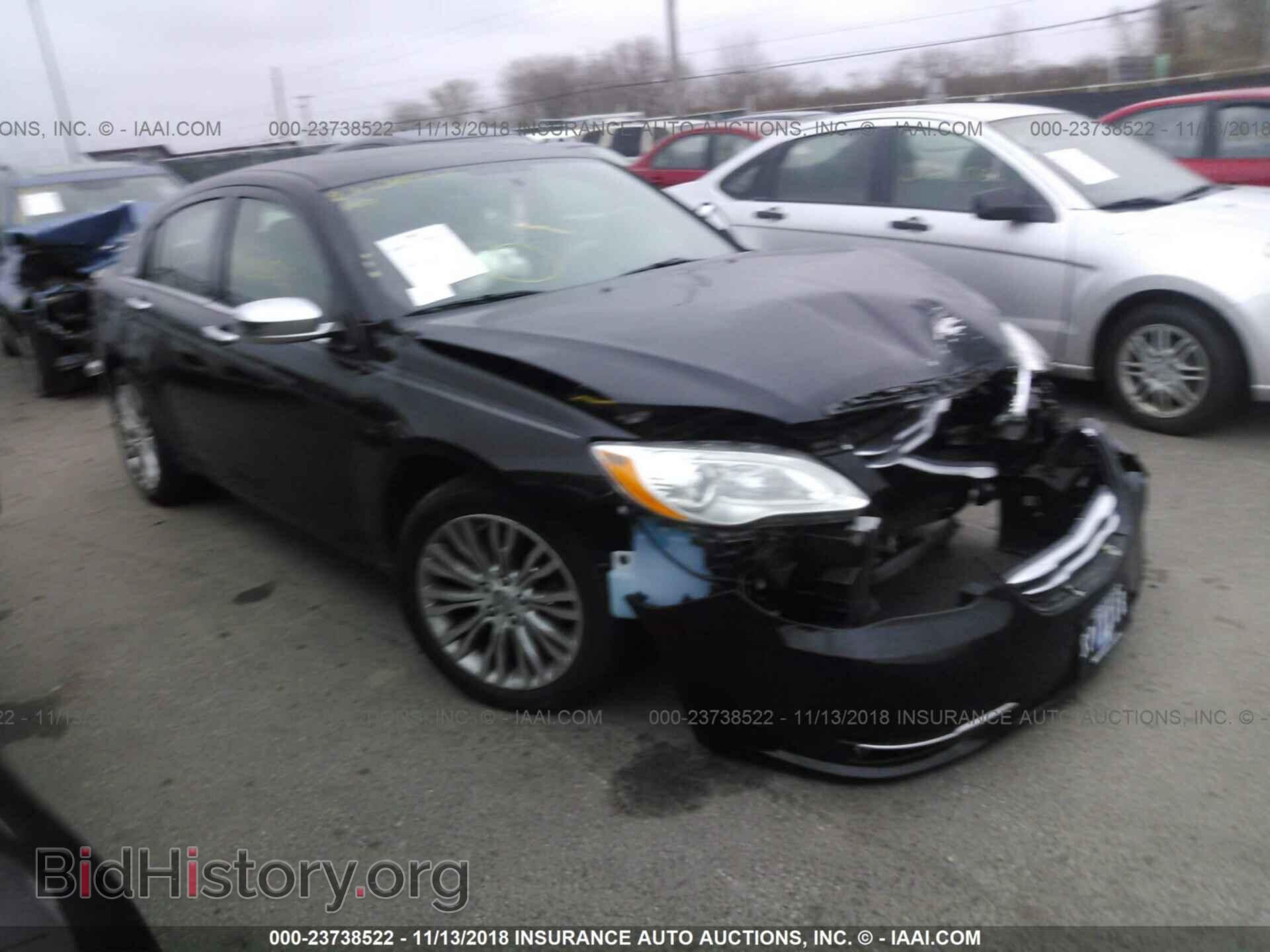 Фотография 1C3CCBCG9CN298214 - Chrysler 200 2012