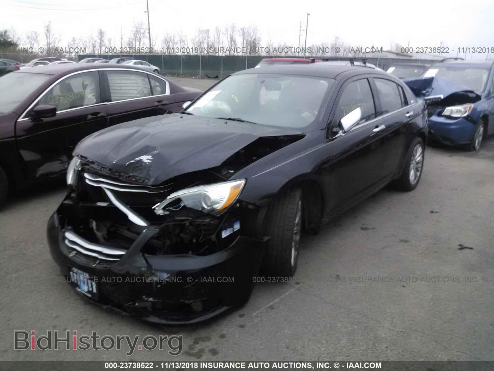 2012 Chrysler 200 - VIN: 1C3CCBCG9CN298214 - Фото 2