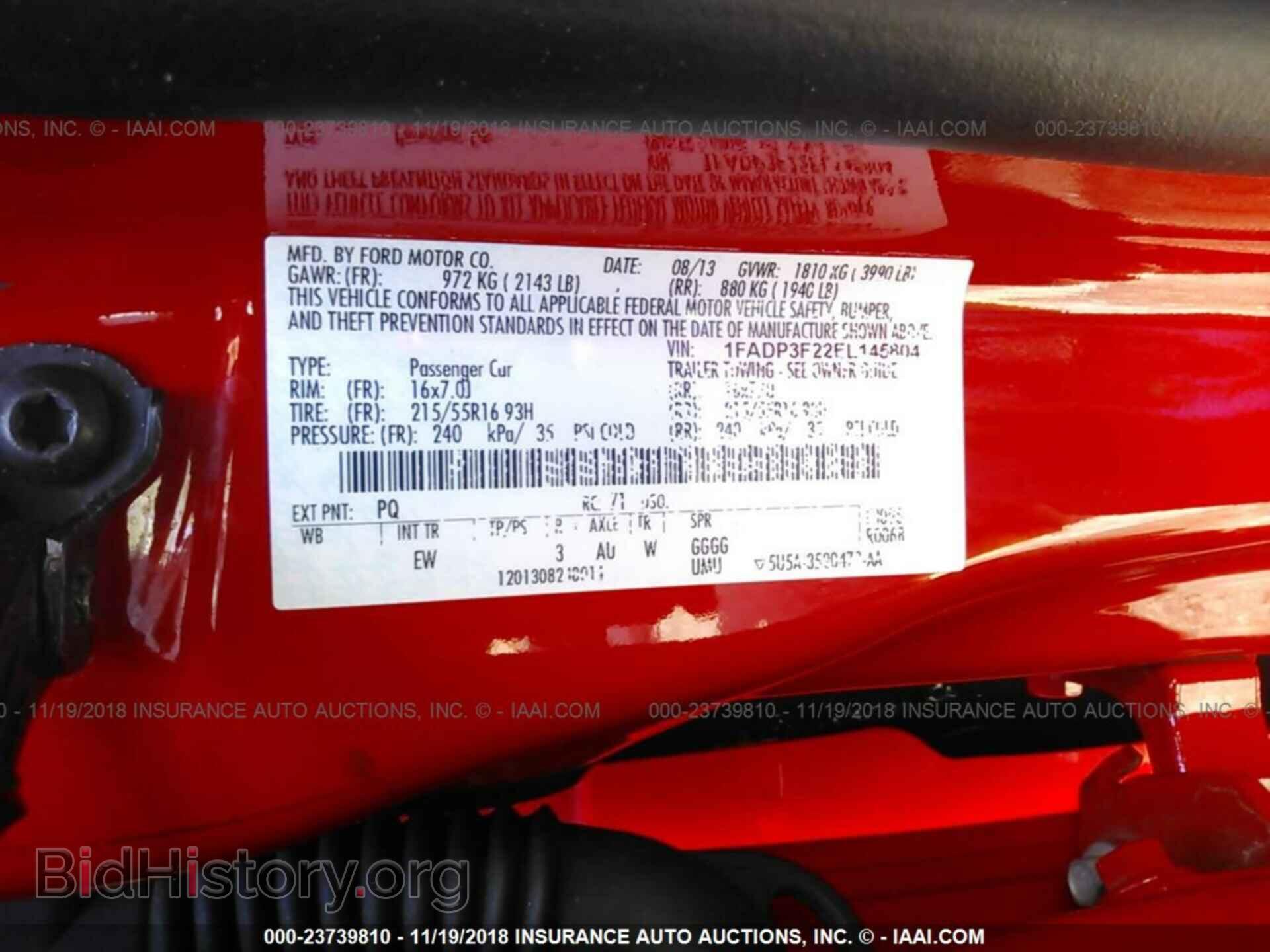 2014 FORD FOCUS - VIN: 1FADP3F22EL145804 - Photo 9