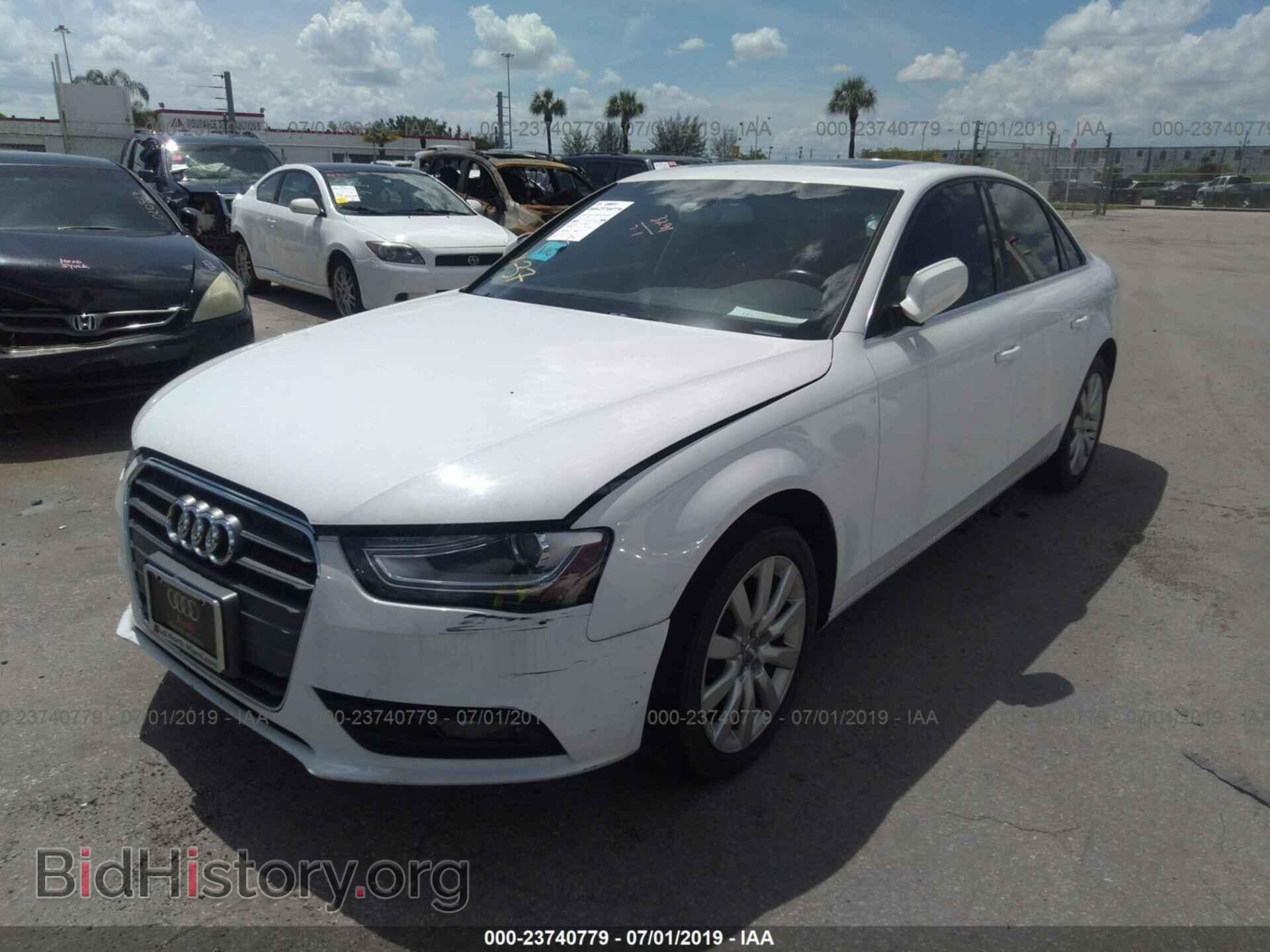 2013 AUDI A4 - VIN: WAUAFAFL8DN040214 - Photo 2