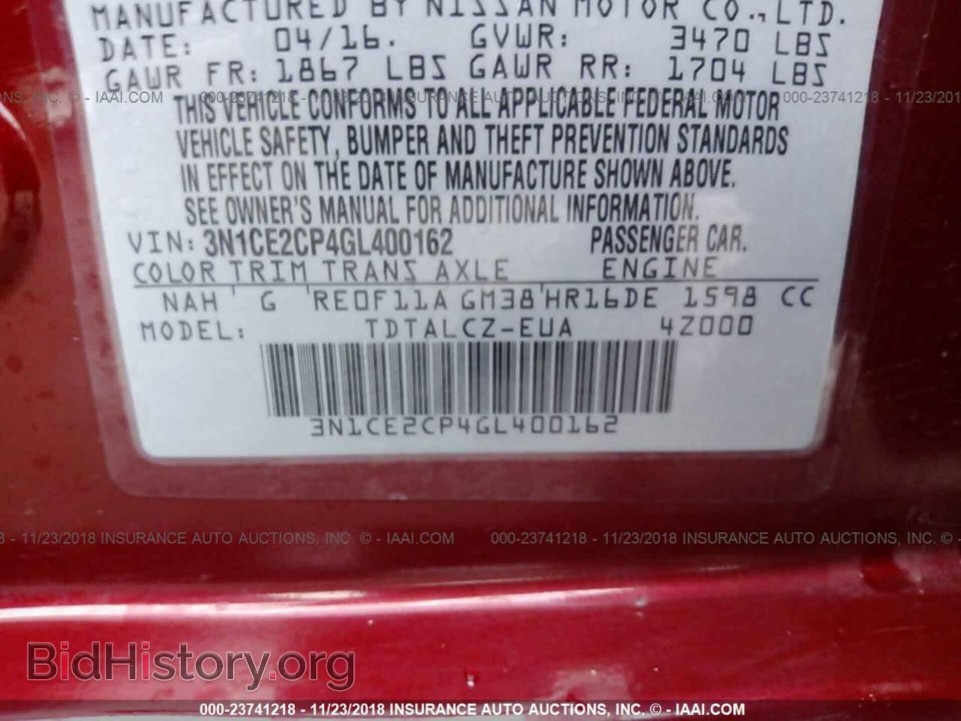 2016 NISSAN VERSA NOTE - VIN: 3N1CE2CP4GL400162 - Photo 9