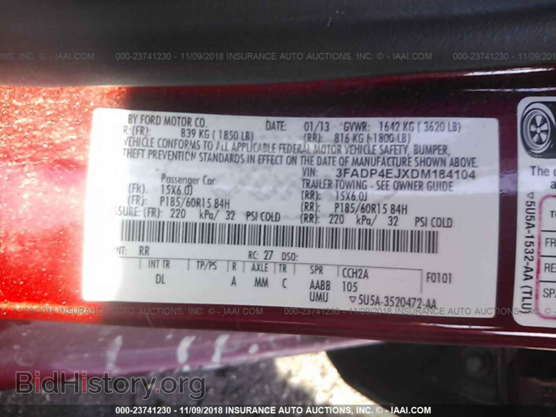 2013 Ford Fiesta - VIN: 3FADP4EJXDM184104 - Photo 9