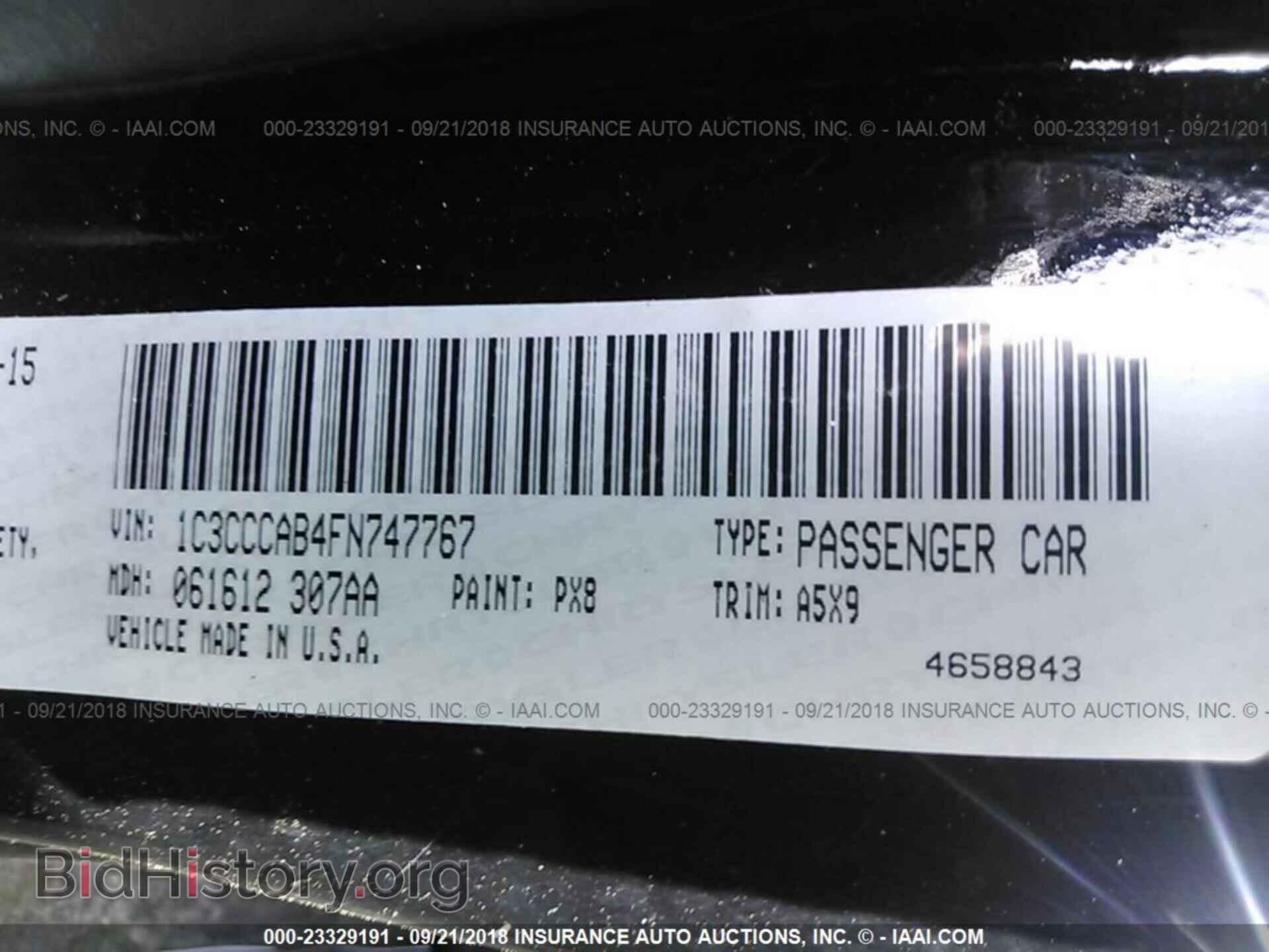 2015 CHRYSLER 200 - VIN: 1C3CCCAB4FN747767 - Photo 9