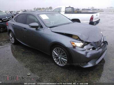 2014 Lexus IS, серый — VIN JTHBF1D26E5041699, IAAI