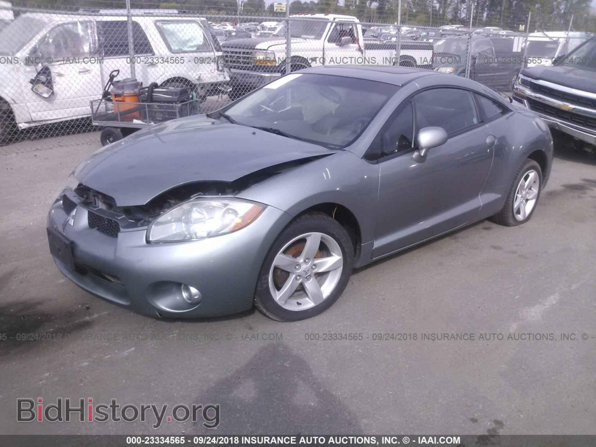 2007 MITSUBISHI ECLIPSE - VIN: 4A3AK34T67E043627 - Фото 2