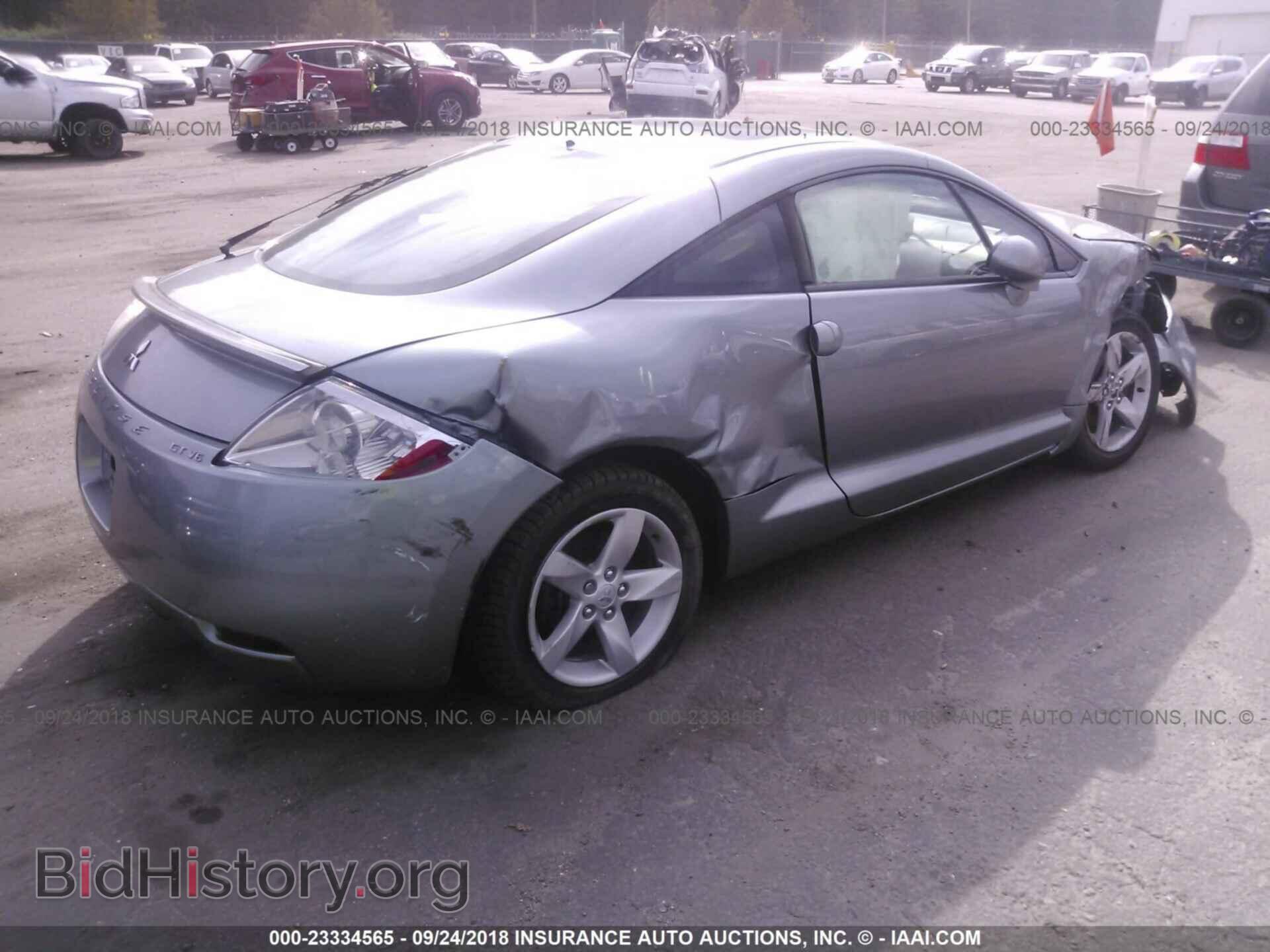 2007 MITSUBISHI ECLIPSE - VIN: 4A3AK34T67E043627 - Фото 4