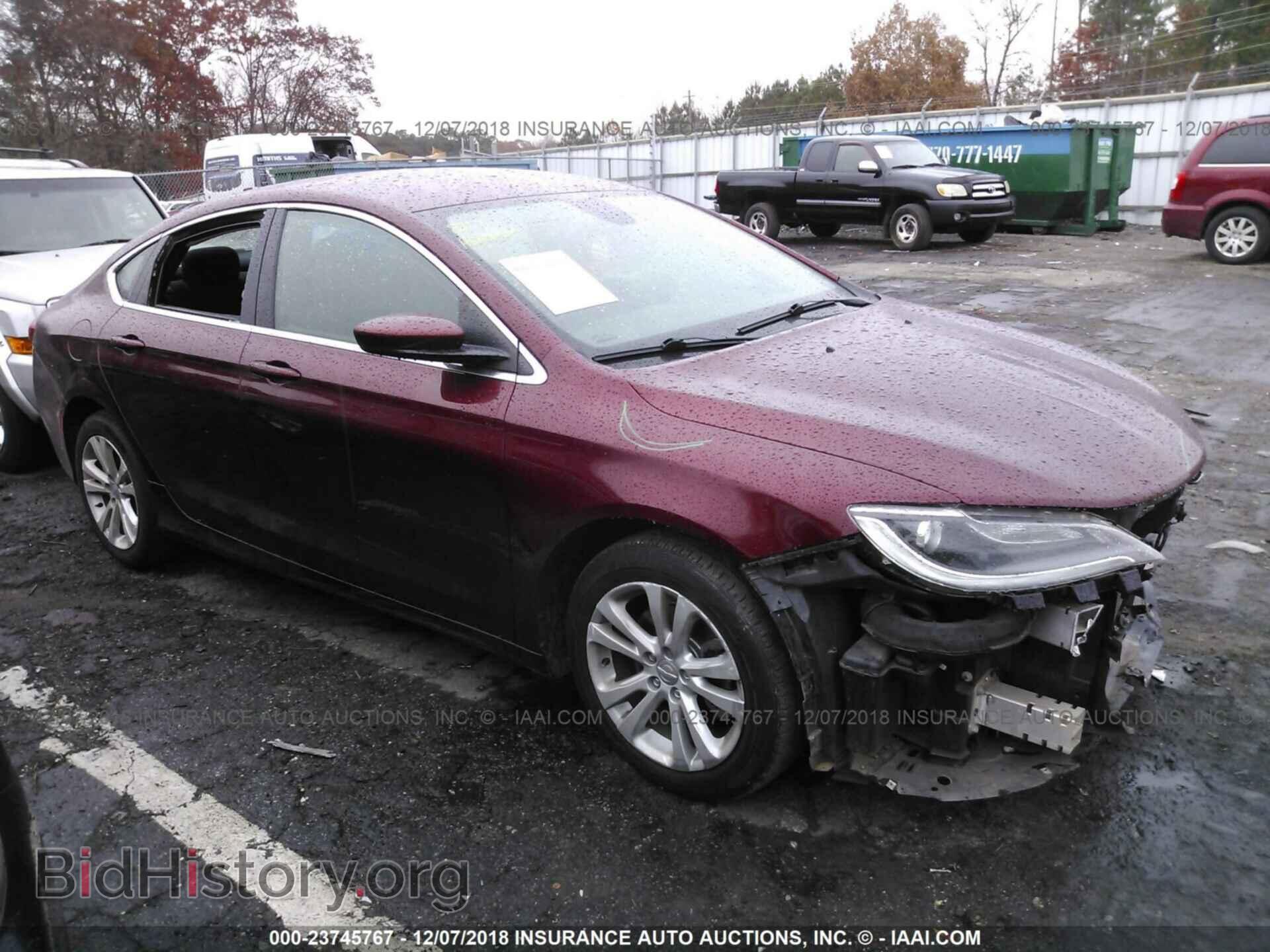 Фотография 1C3CCCAB2GN108756 - CHRYSLER 200 2016