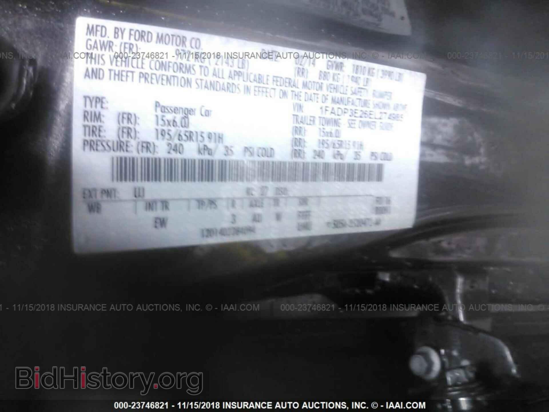 2014 Ford Focus - VIN: 1FADP3E26EL274985 - Фото 9