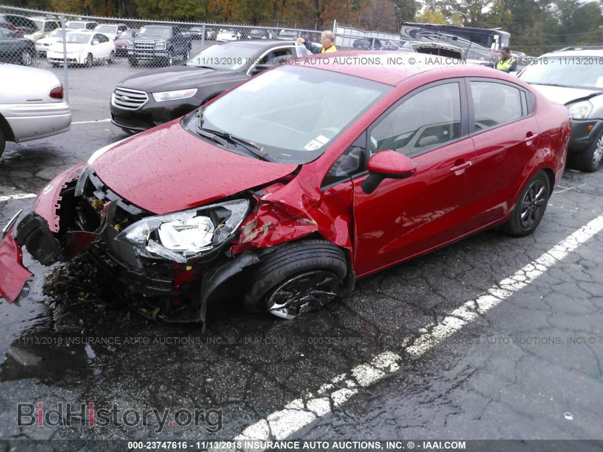 2014 KIA RIO - VIN: KNADM4A36E6414813 - Фото 2