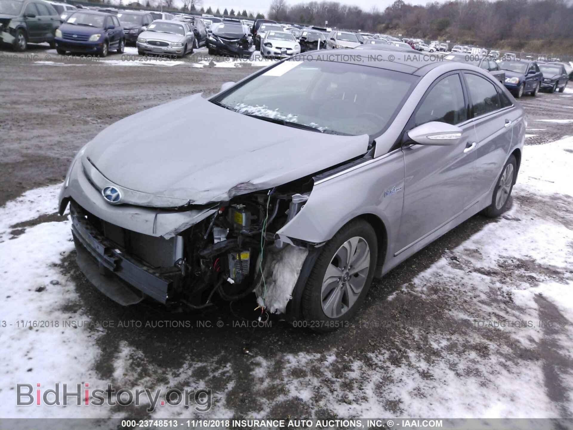 2014 HYUNDAI SONATA - VIN: KMHEC4A49EA103663 - Фото 2
