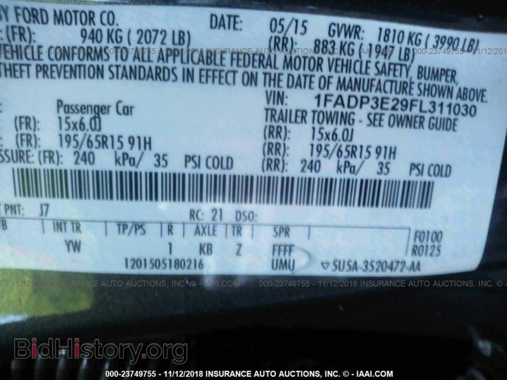 2015 Ford Focus - VIN: 1FADP3E29FL311030 - Photo 9