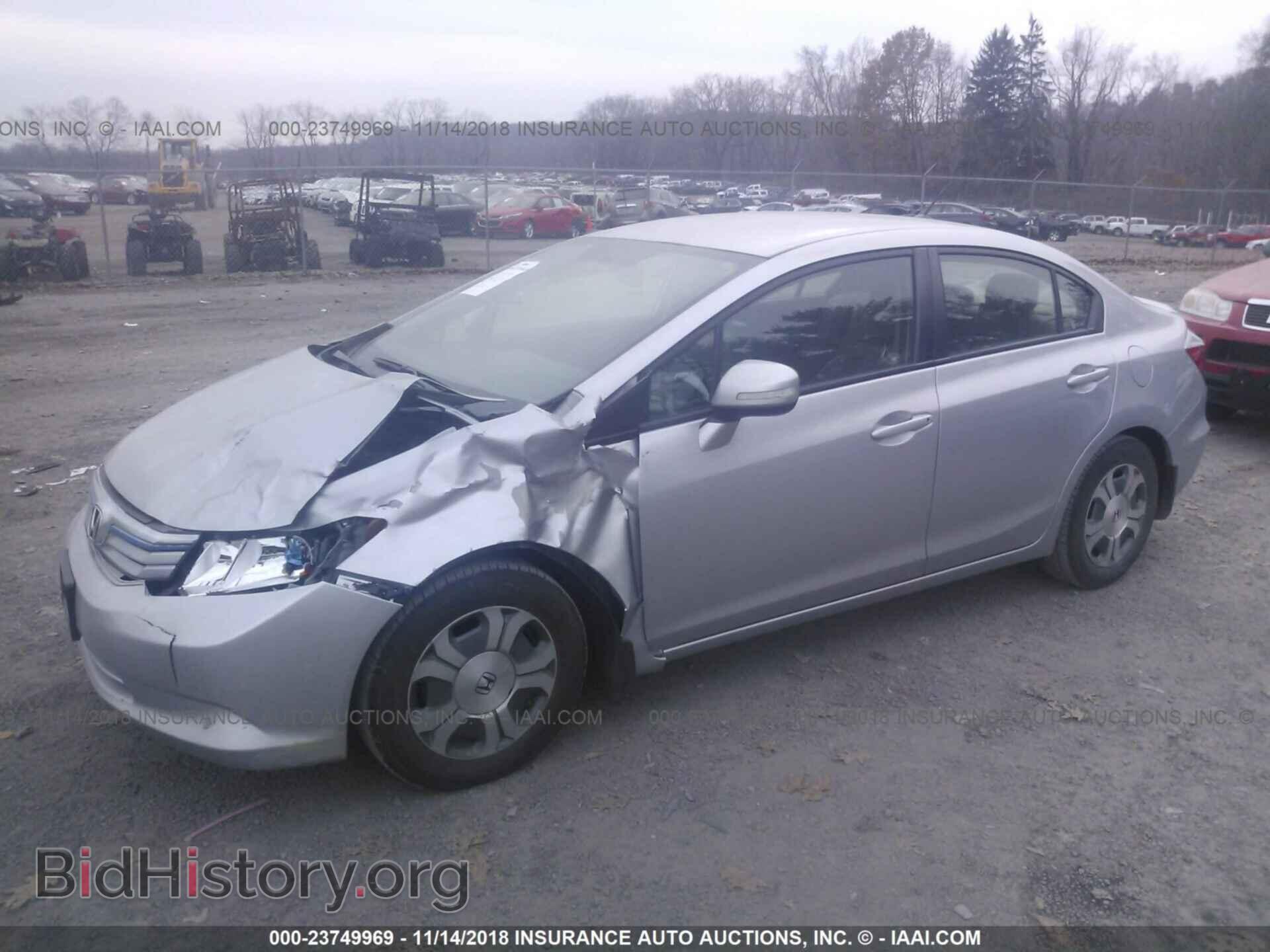 2012 Honda Civic - VIN: JHMFB4F37CS001036 - Фото 2