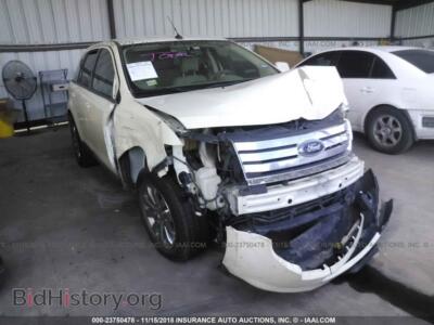 2007 Ford EDGE, белый — VIN 2FMDK38C57BB45907, IAAI